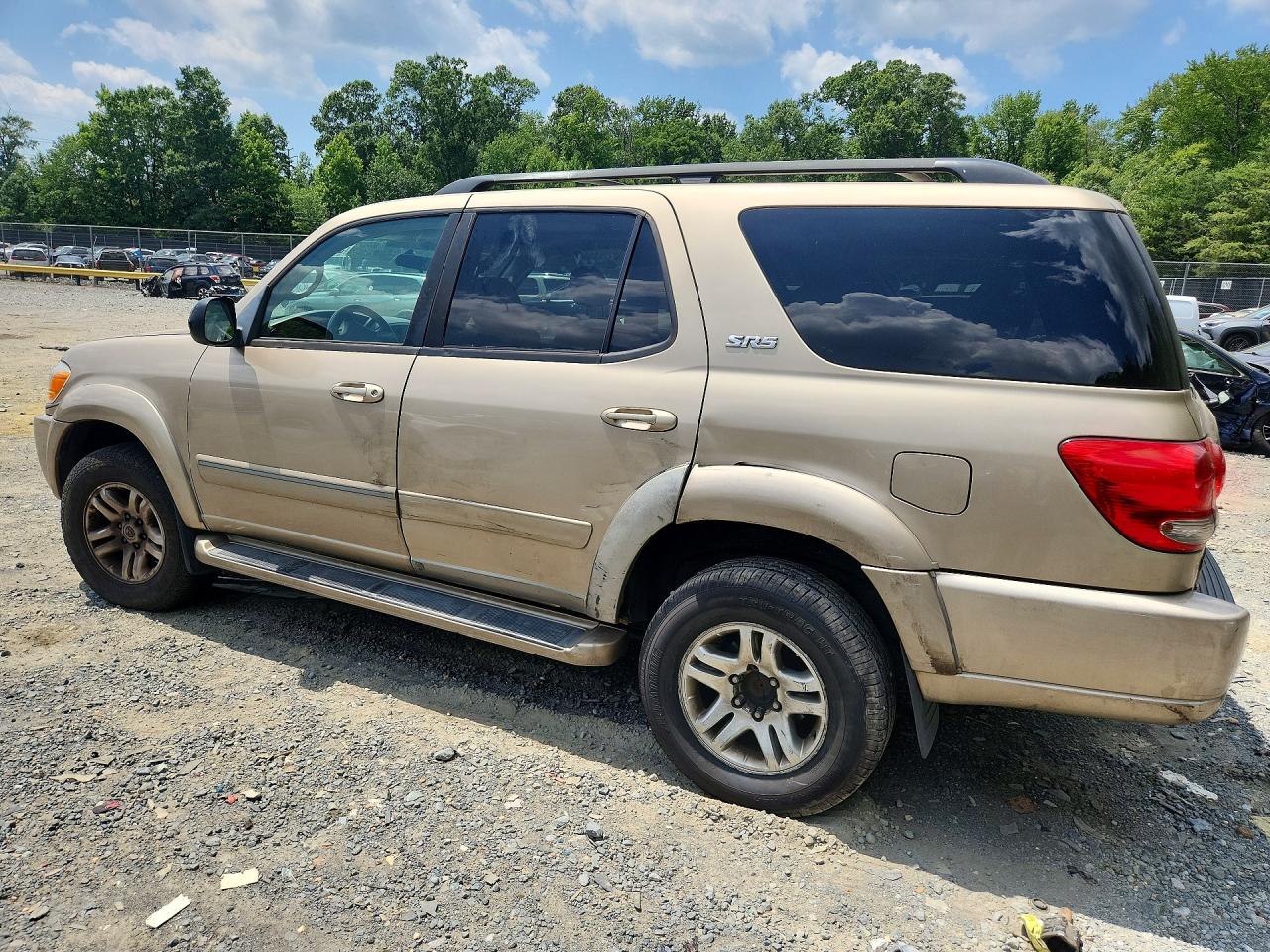 2006 Toyota Sequoia Sr5 Beige vin: 5TDBT44A06S266523
