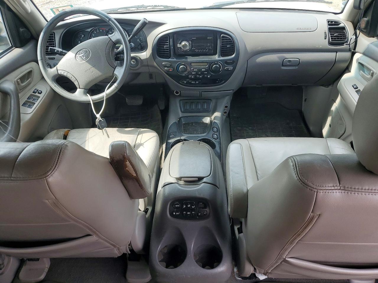 2006 Toyota Sequoia Sr5 White vin: 5TDBT44A16S266191