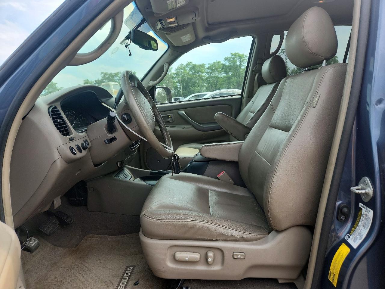 2007 Toyota Sequoia Sr5 Blue vin: 5TDBT44A17S282344