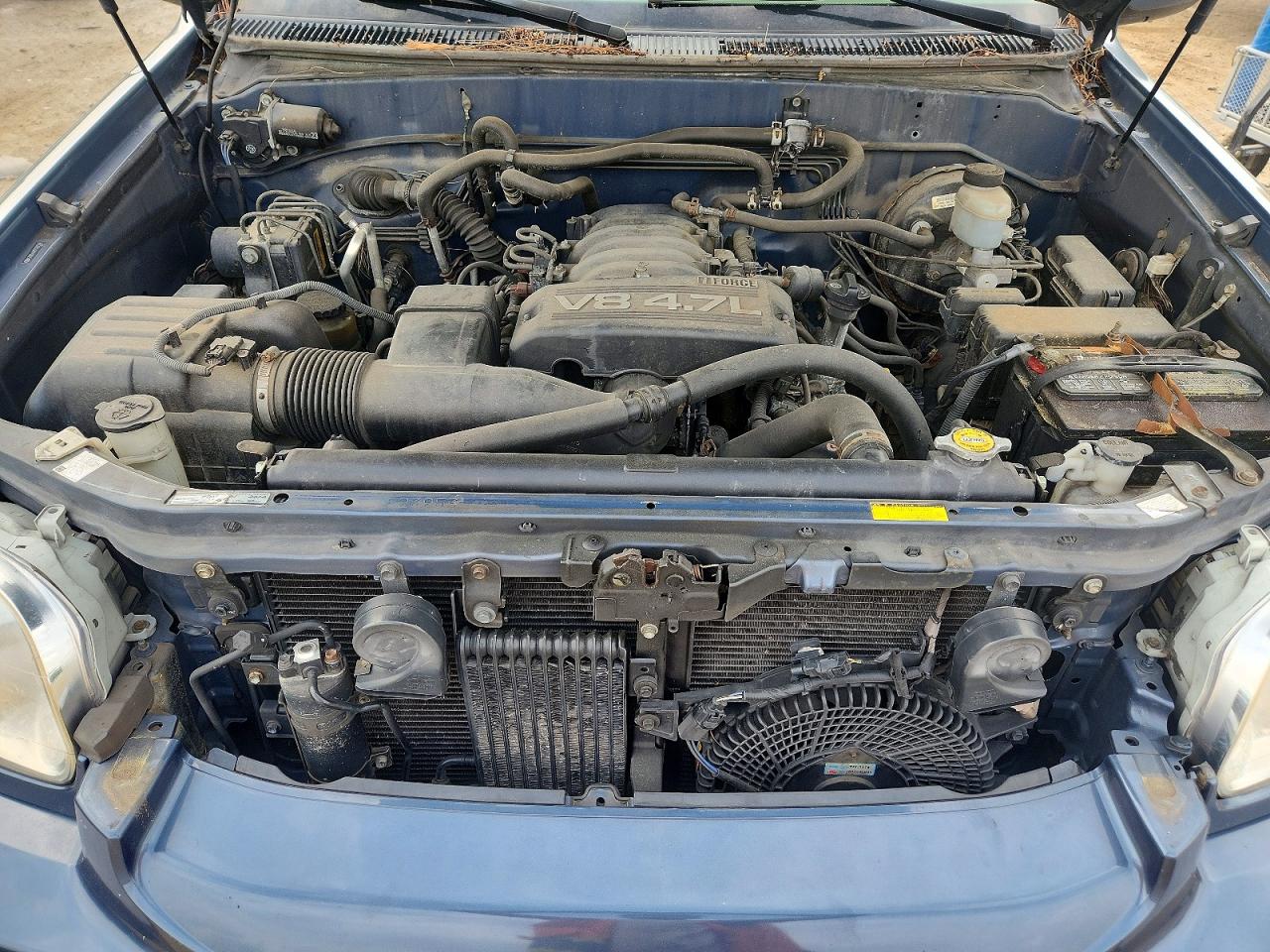 2007 Toyota Sequoia Sr5 Blue vin: 5TDBT44A17S282344