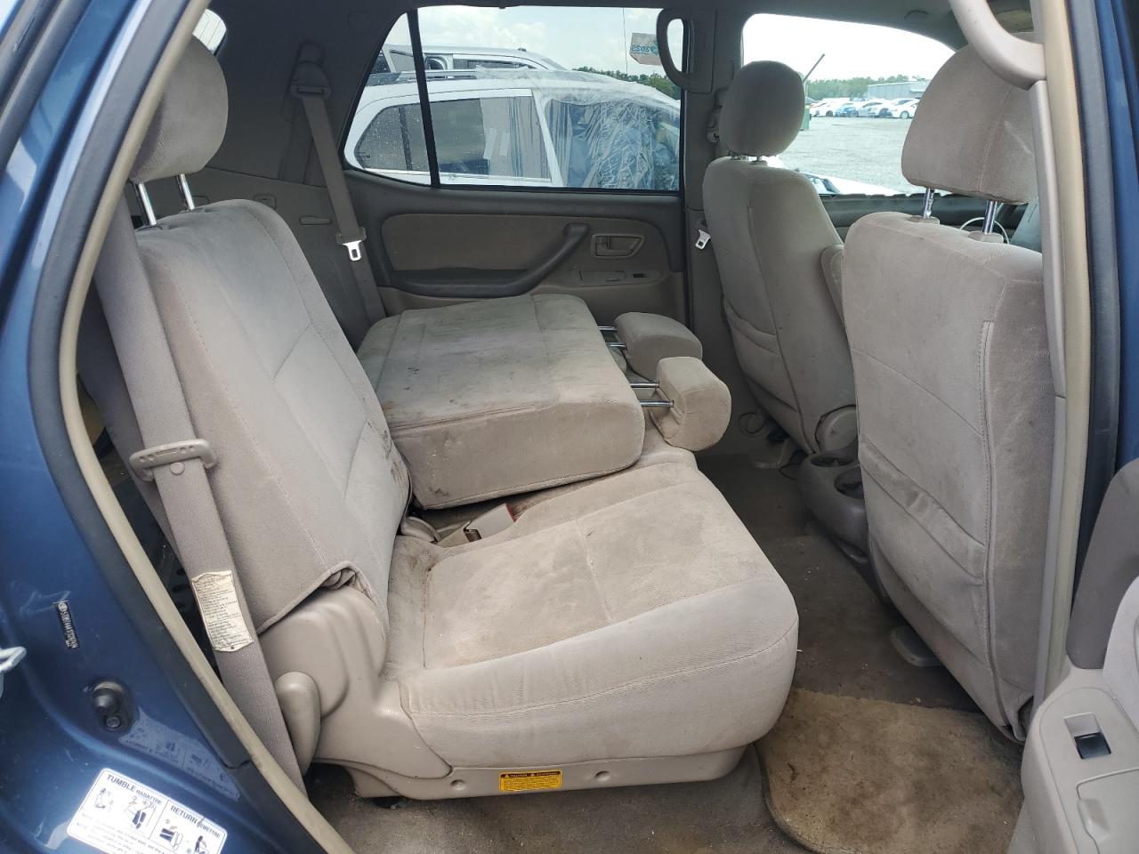 2007 Toyota Sequoia Sr5 Blue vin: 5TDBT44A17S287494