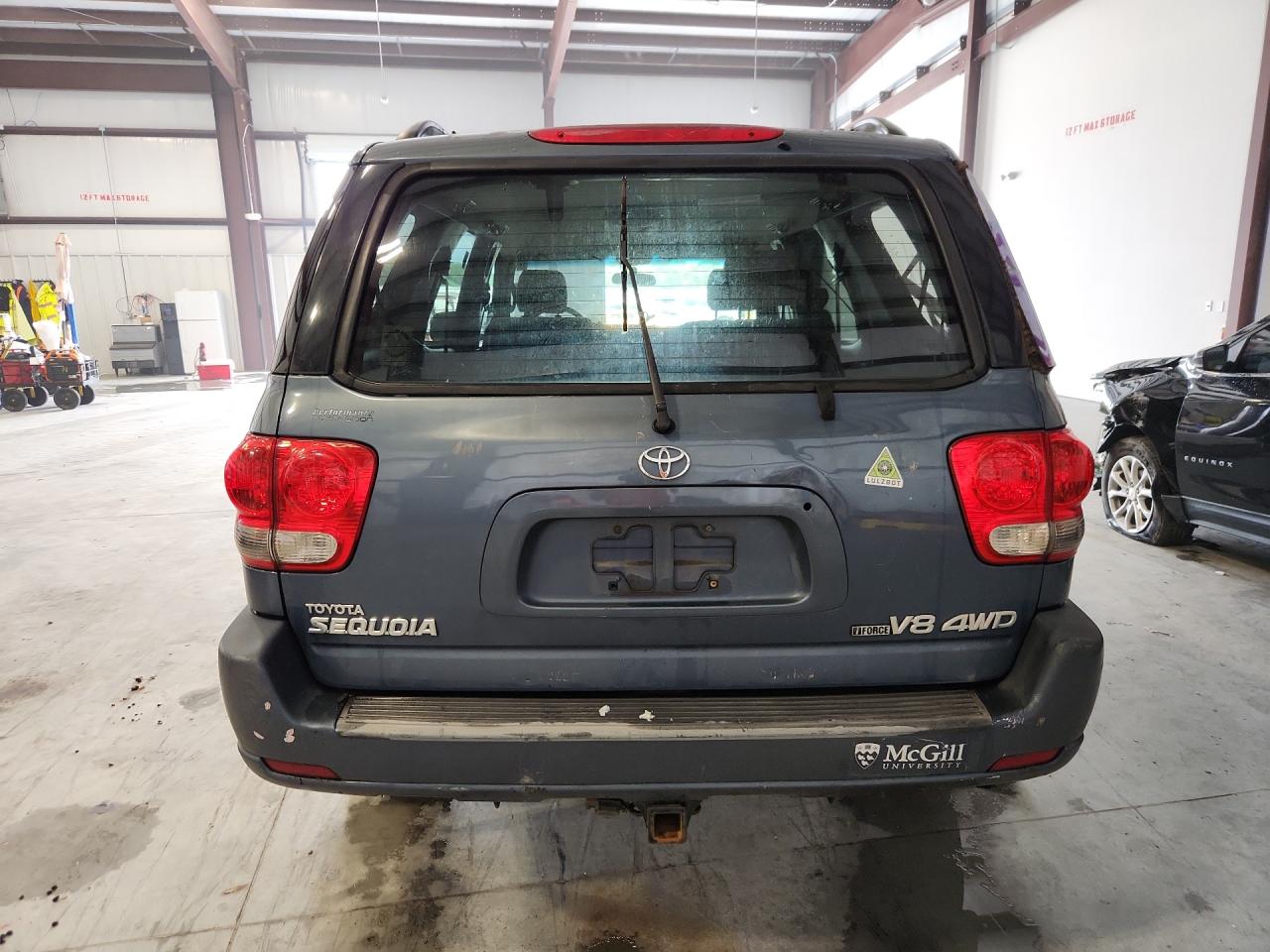2007 Toyota Sequoia Sr5 Blue vin: 5TDBT44A17S287494