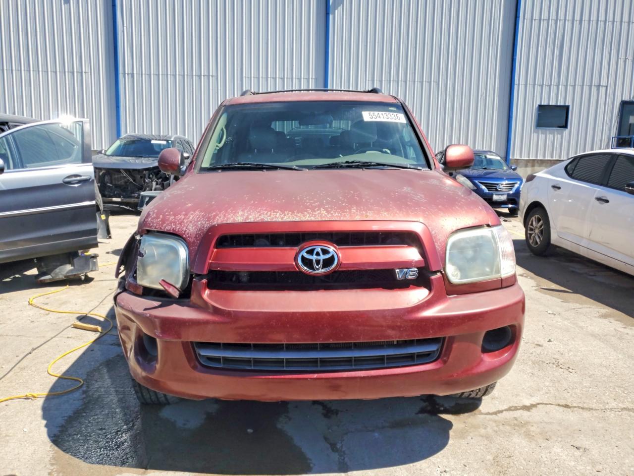 2007 Toyota Sequoia Sr5 Бордовый vin: 5TDBT44A17S290248