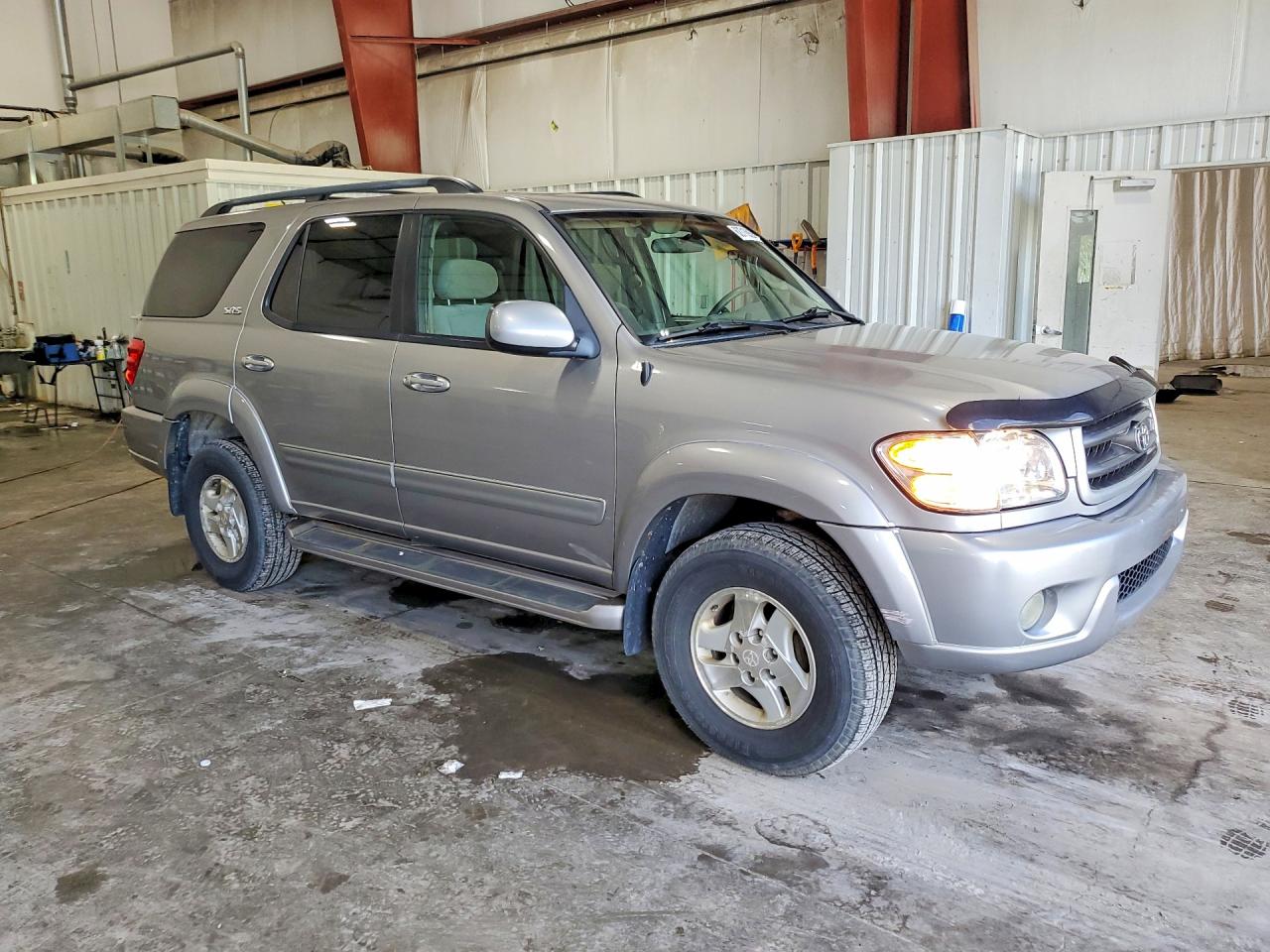 2003 Toyota Sequoia Sr5 Серый vin: 5TDBT44A23S174308