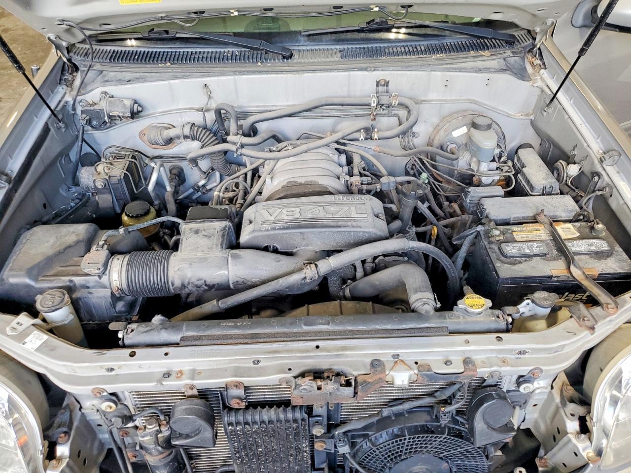 2003 Toyota Sequoia Sr5 Серый vin: 5TDBT44A23S174308