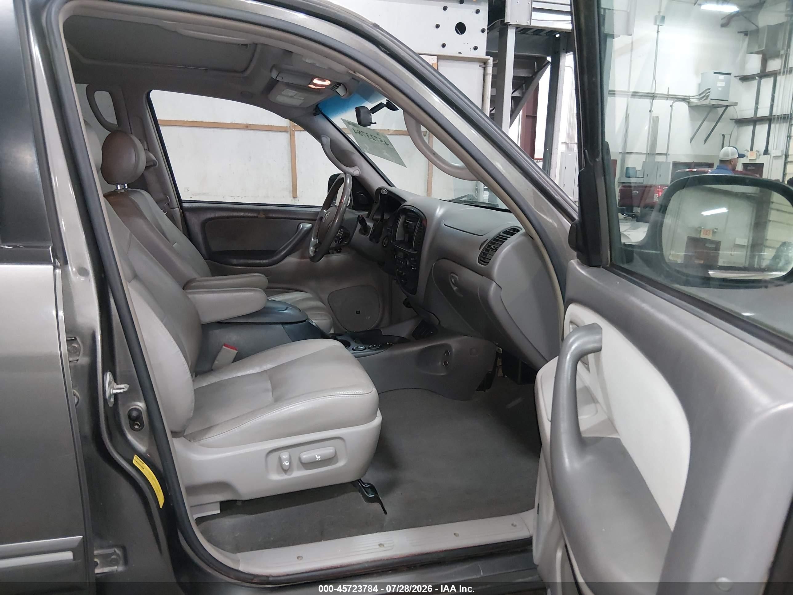 2006 Toyota Sequoia Sr5 V8 Gray vin: 5TDBT44A26S260075