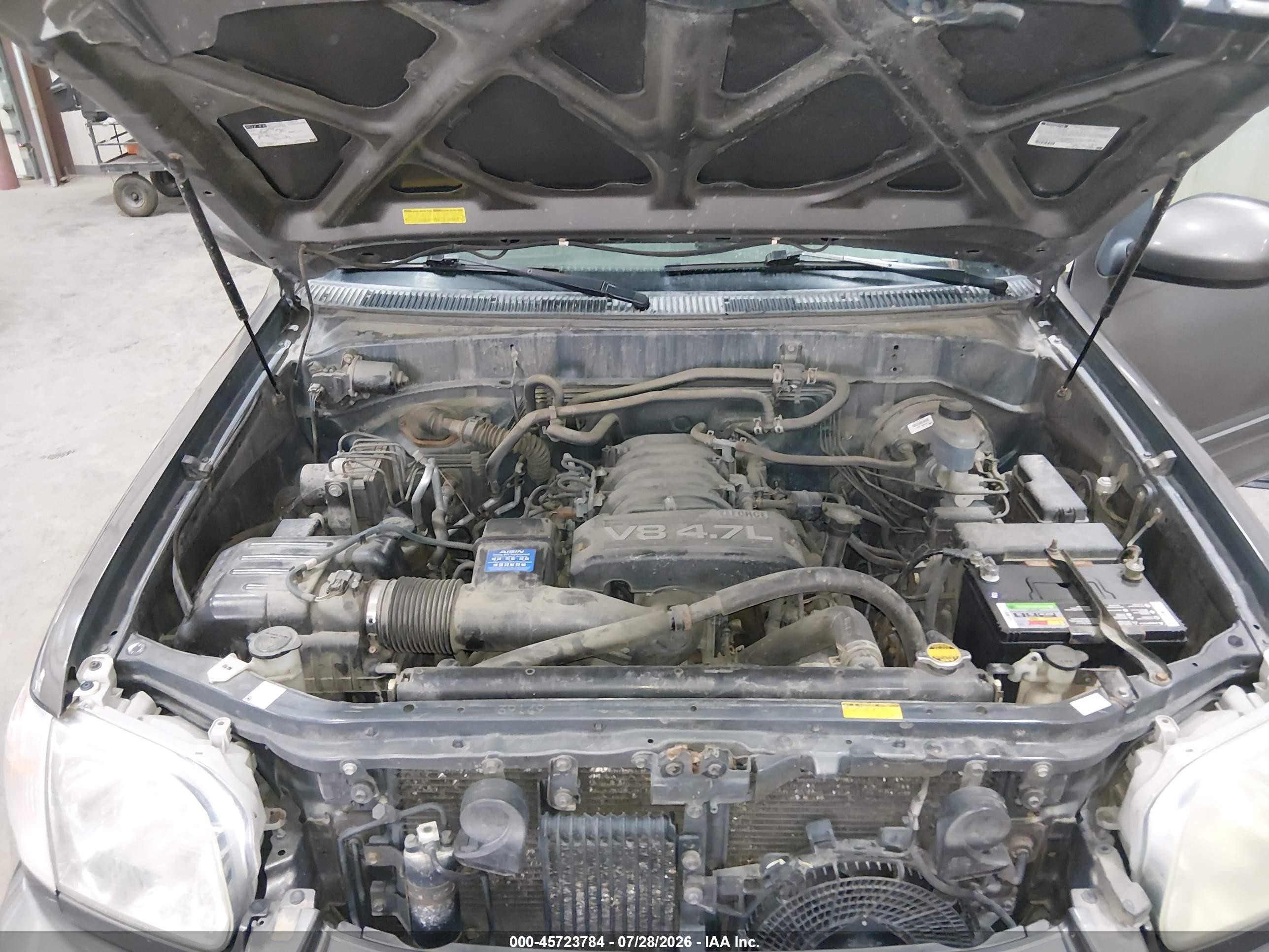 2006 Toyota Sequoia Sr5 V8 Gray vin: 5TDBT44A26S260075