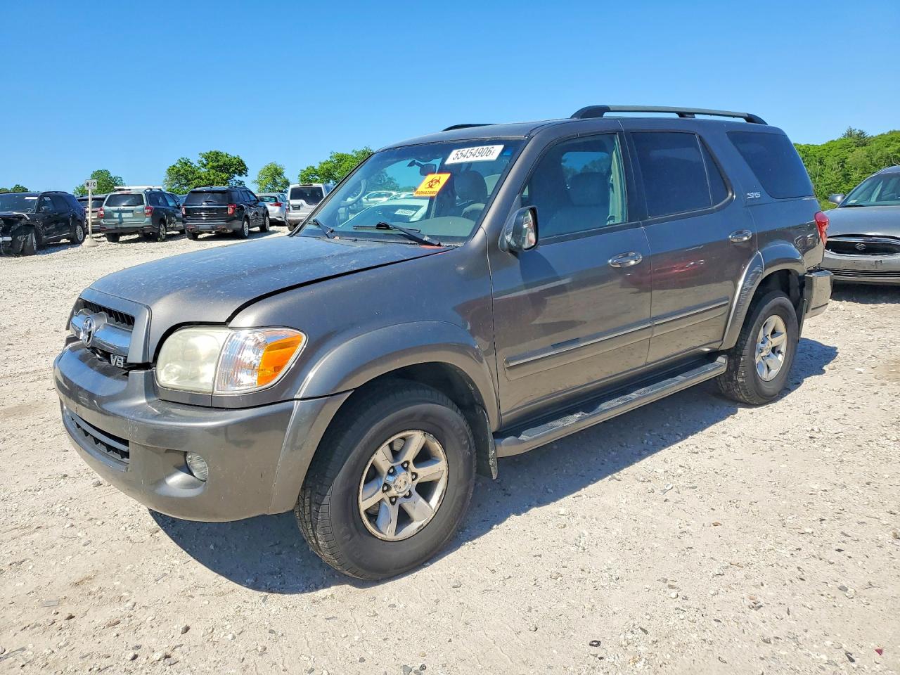 2006 Toyota Sequoia Sr5 Gray vin: 5TDBT44A26S264045