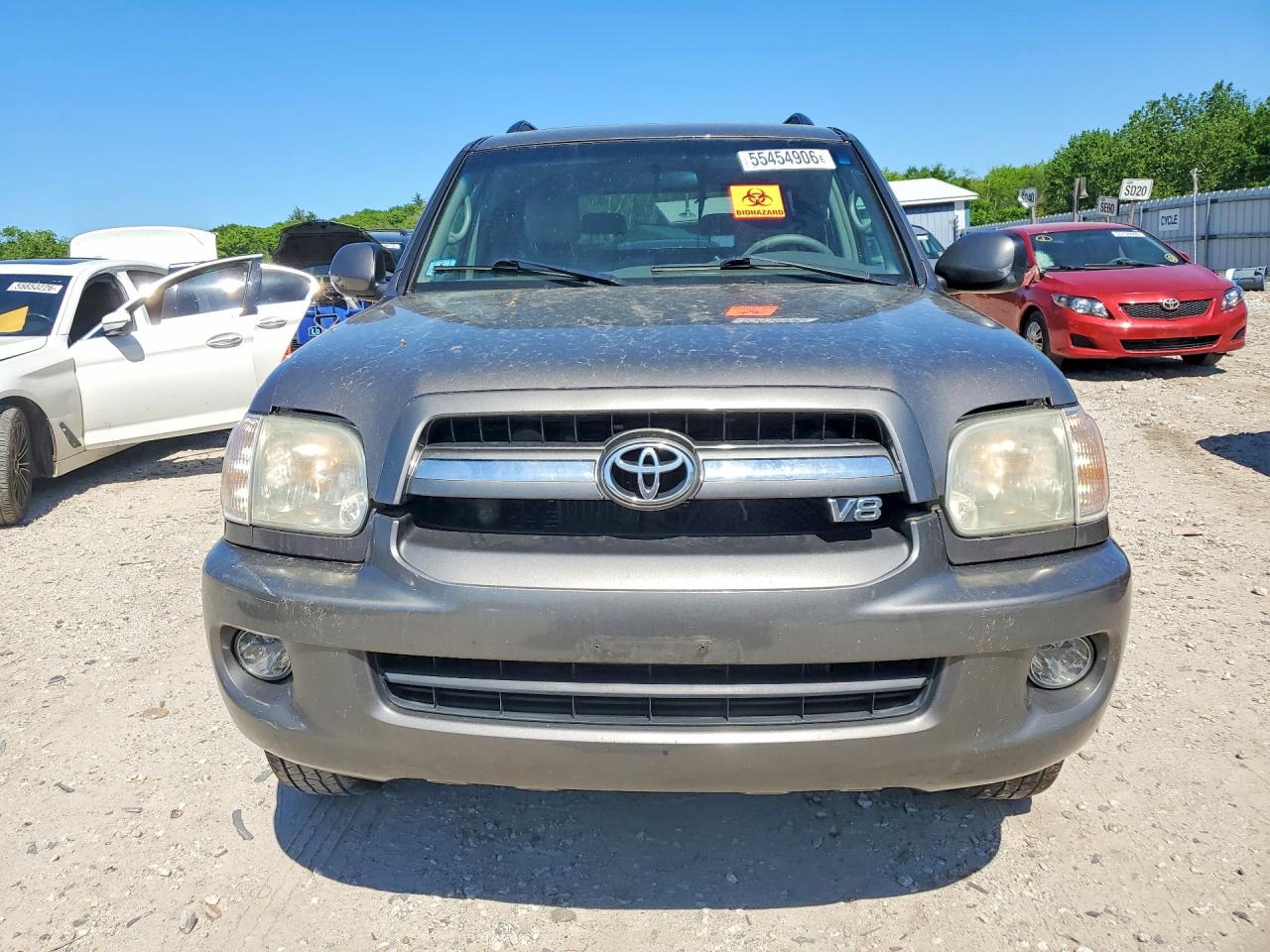 2006 Toyota Sequoia Sr5 Gray vin: 5TDBT44A26S264045