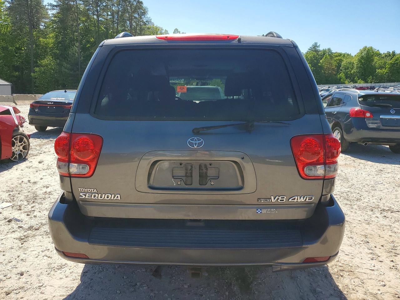2006 Toyota Sequoia Sr5 Gray vin: 5TDBT44A26S264045