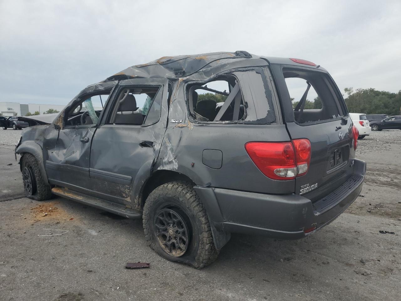 2006 Toyota Sequoia Sr5 Серый vin: 5TDBT44A26S267303