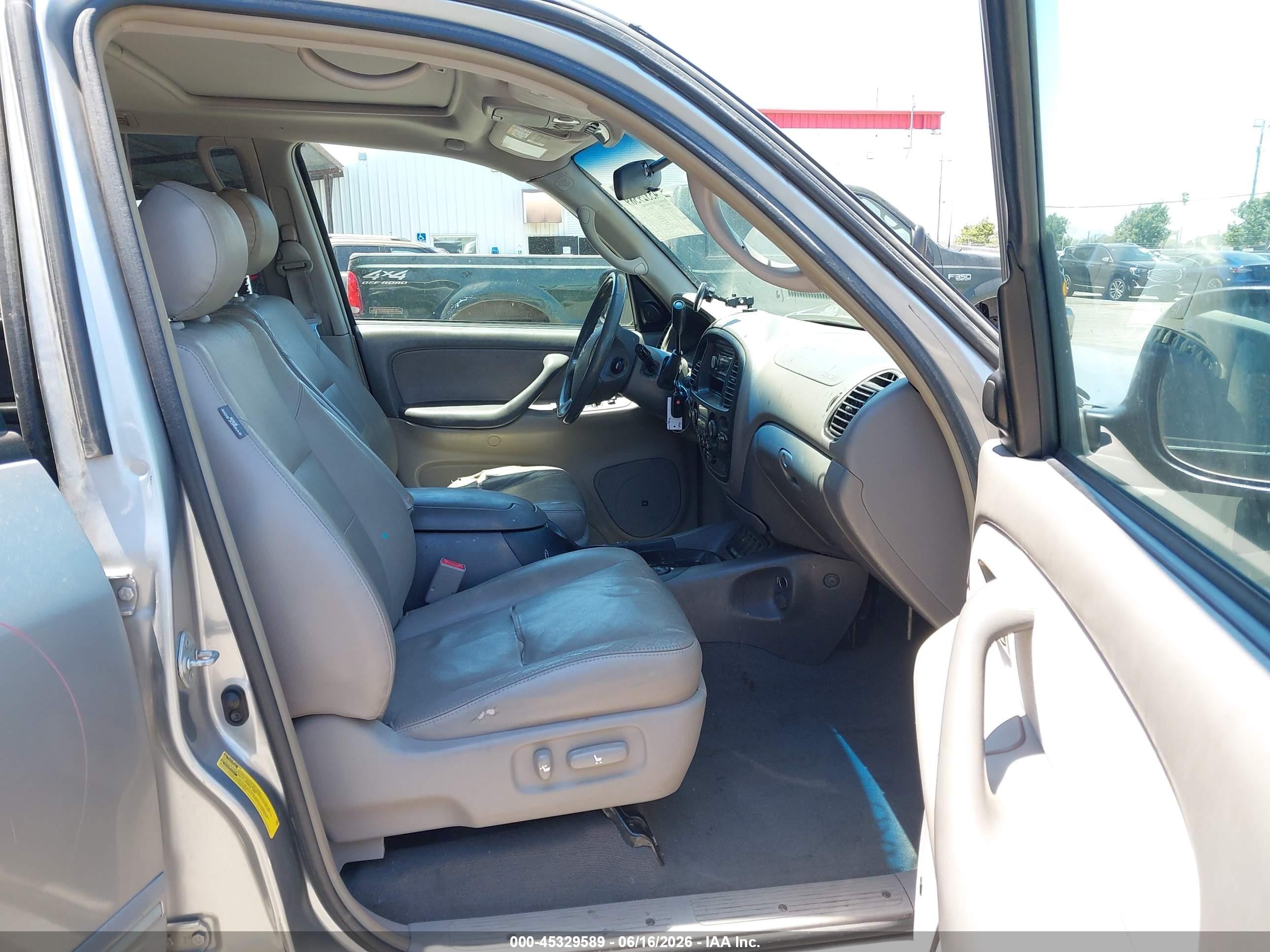 2007 Toyota Sequoia Sr5 V8 Silver vin: 5TDBT44A27S285527