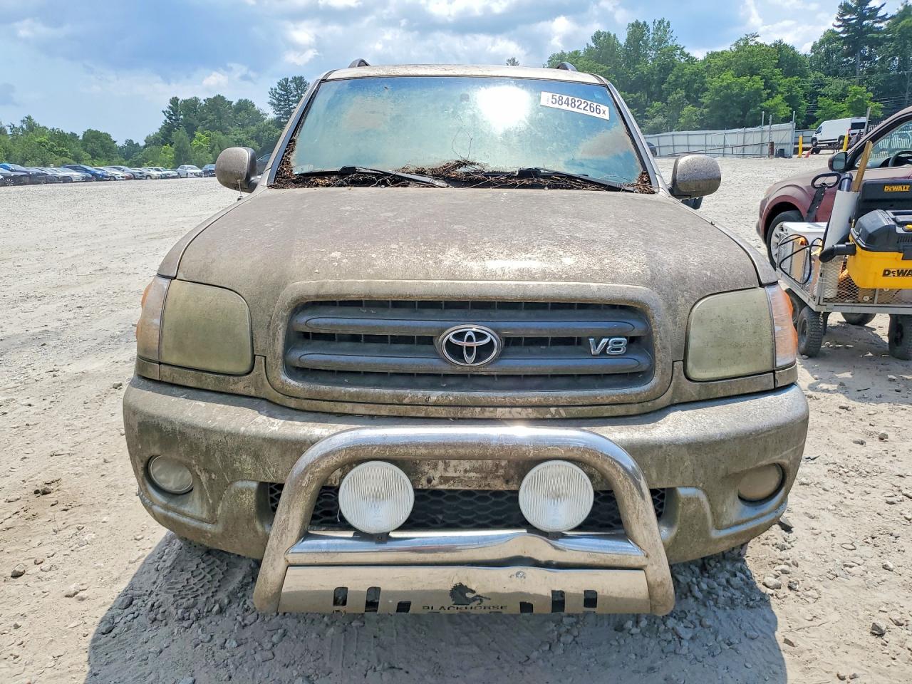 2002 Toyota Sequoia Sr5 Beige vin: 5TDBT44A32S056458