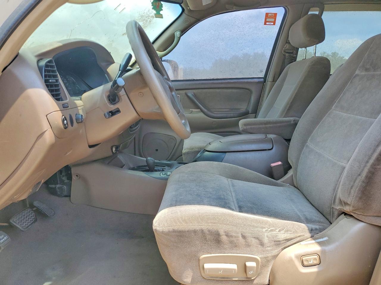2002 Toyota Sequoia Sr5 Beige vin: 5TDBT44A32S056458