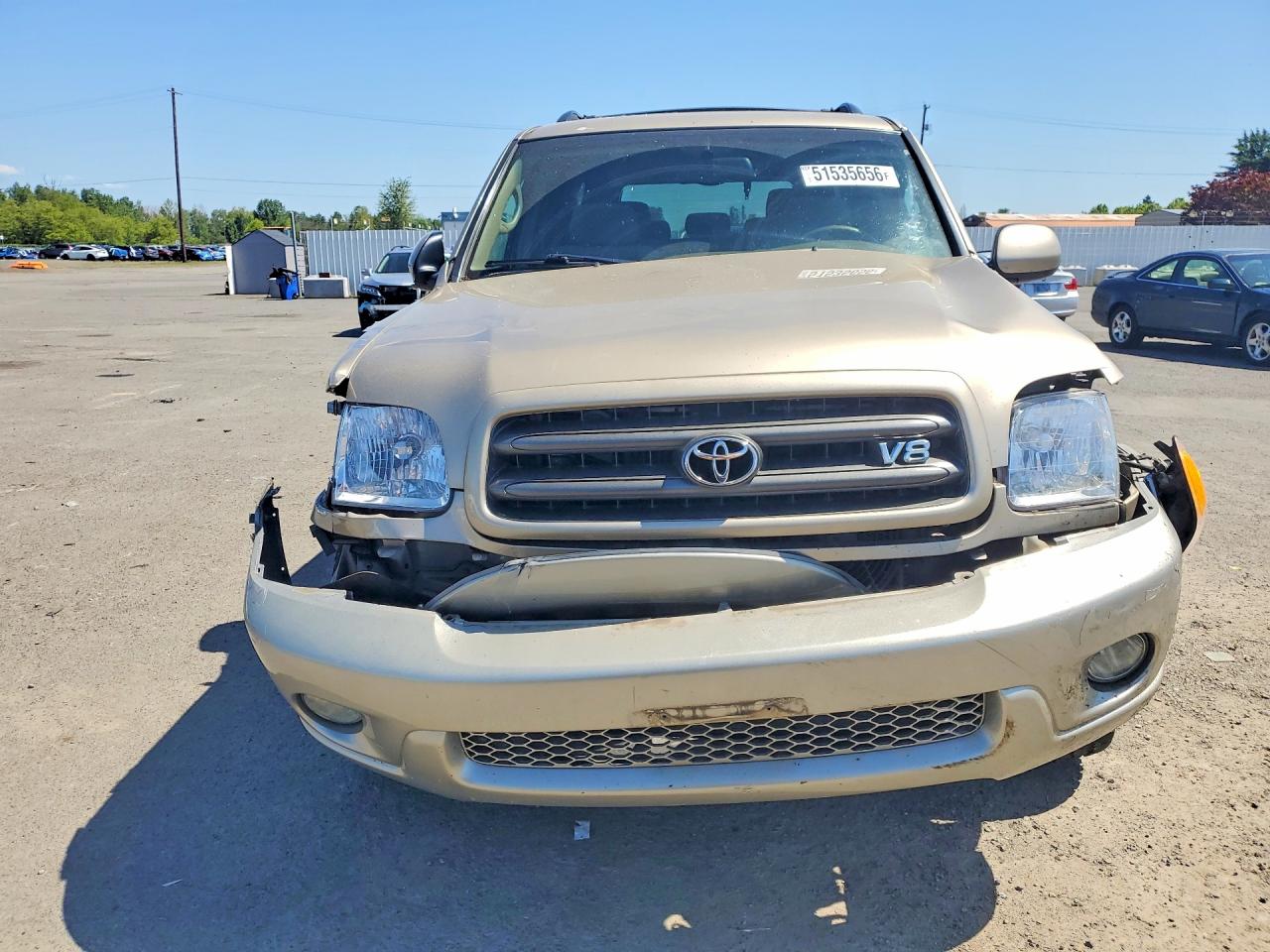 2004 Toyota Sequoia Sr5 Tan vin: 5TDBT44A34S205180