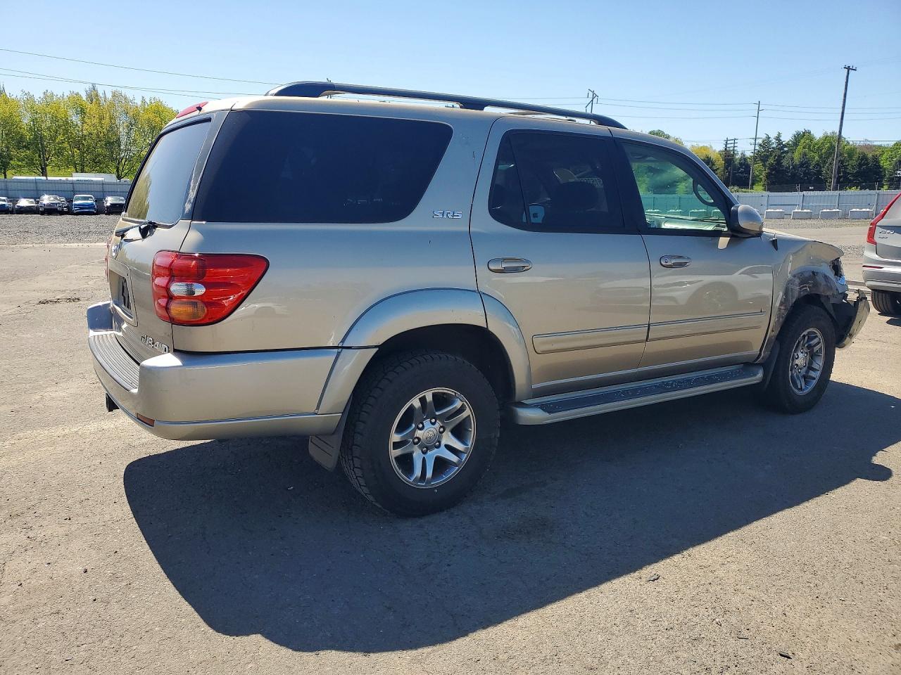 2004 Toyota Sequoia Sr5 Tan vin: 5TDBT44A34S205180