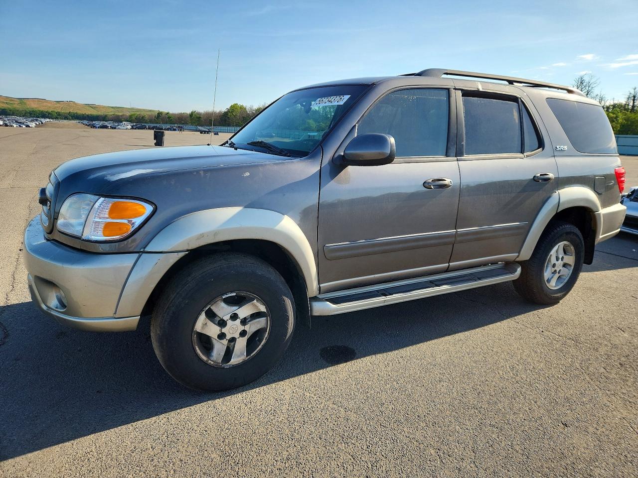 2004 Toyota Sequoia Sr5 Серый vin: 5TDBT44A34S205504