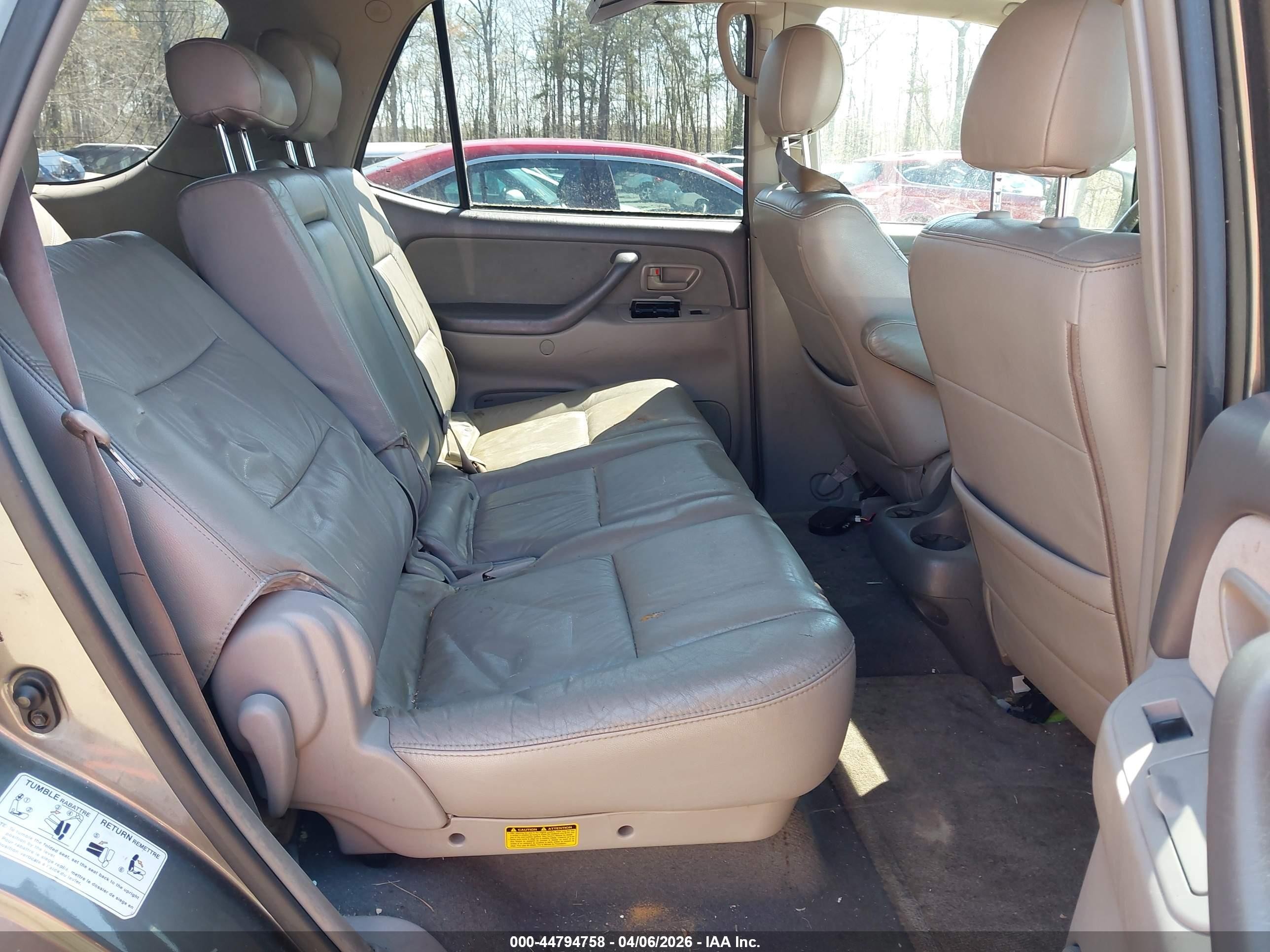 2005 Toyota Sequoia Sr5 V8 Silver vin: 5TDBT44A35S245311