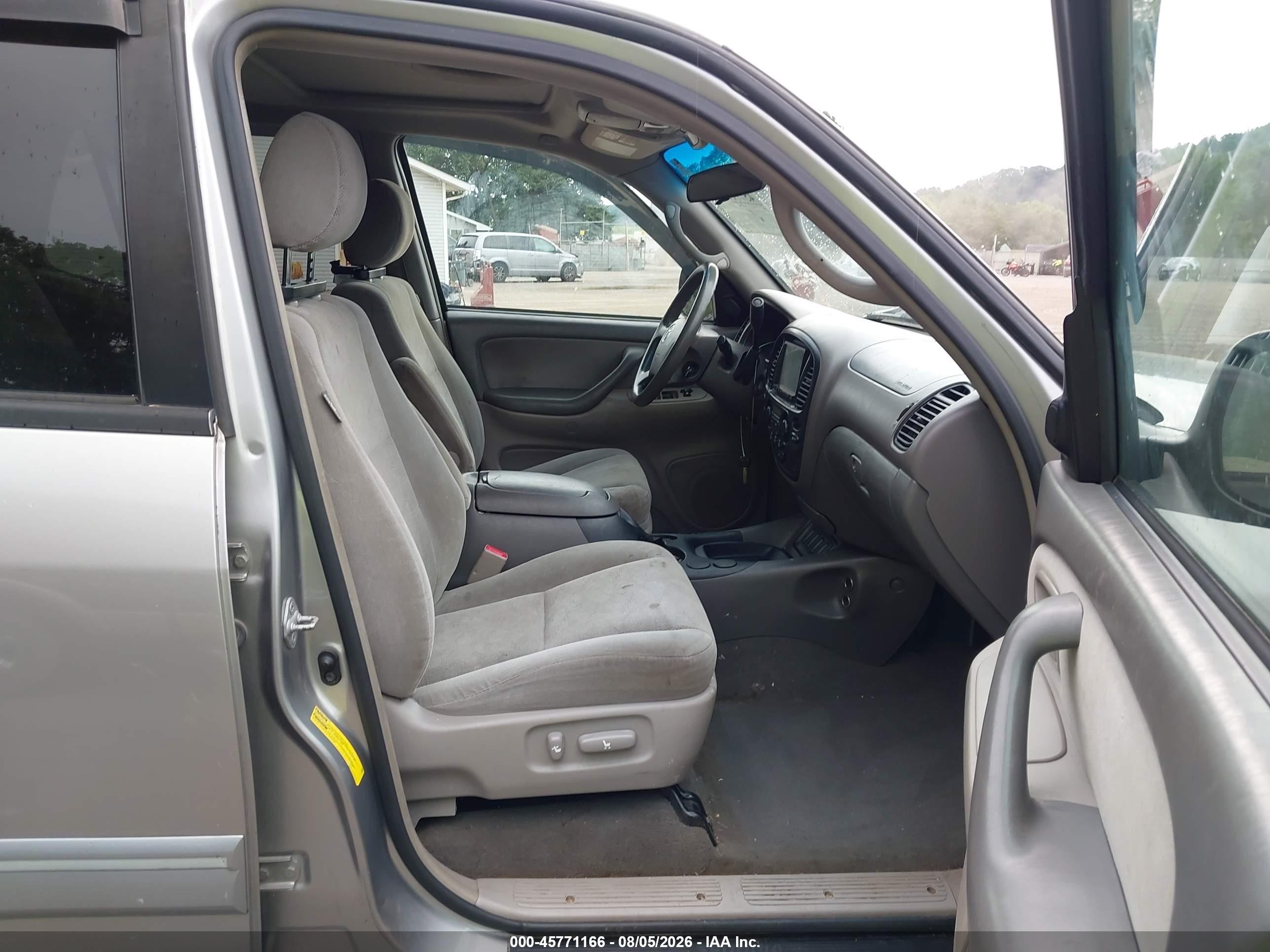 2006 Toyota Sequoia Sr5 V8 Gray vin: 5TDBT44A36S265382