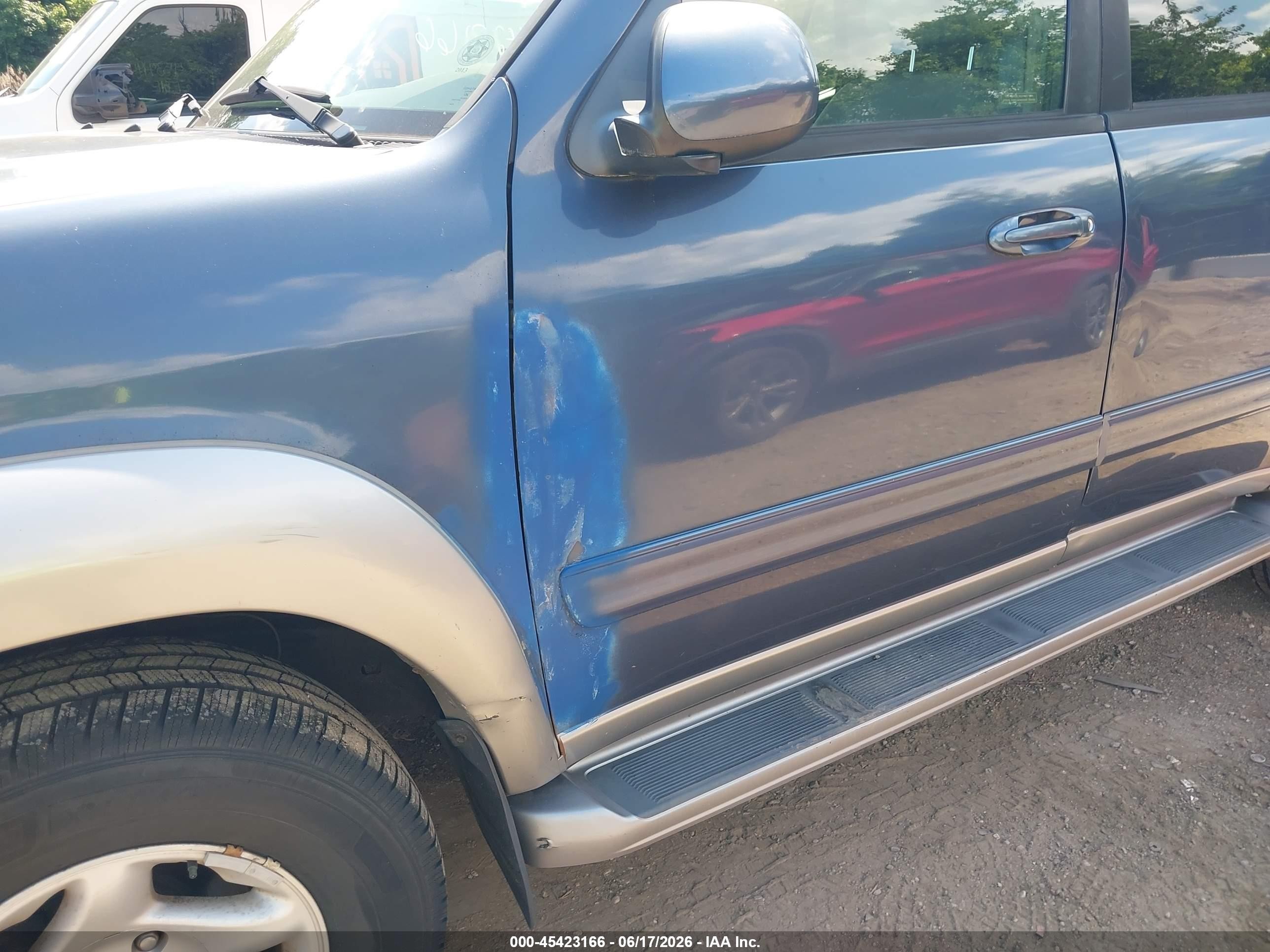 2002 Toyota Sequoia Sr5 V8 Blue vin: 5TDBT44A42S125674