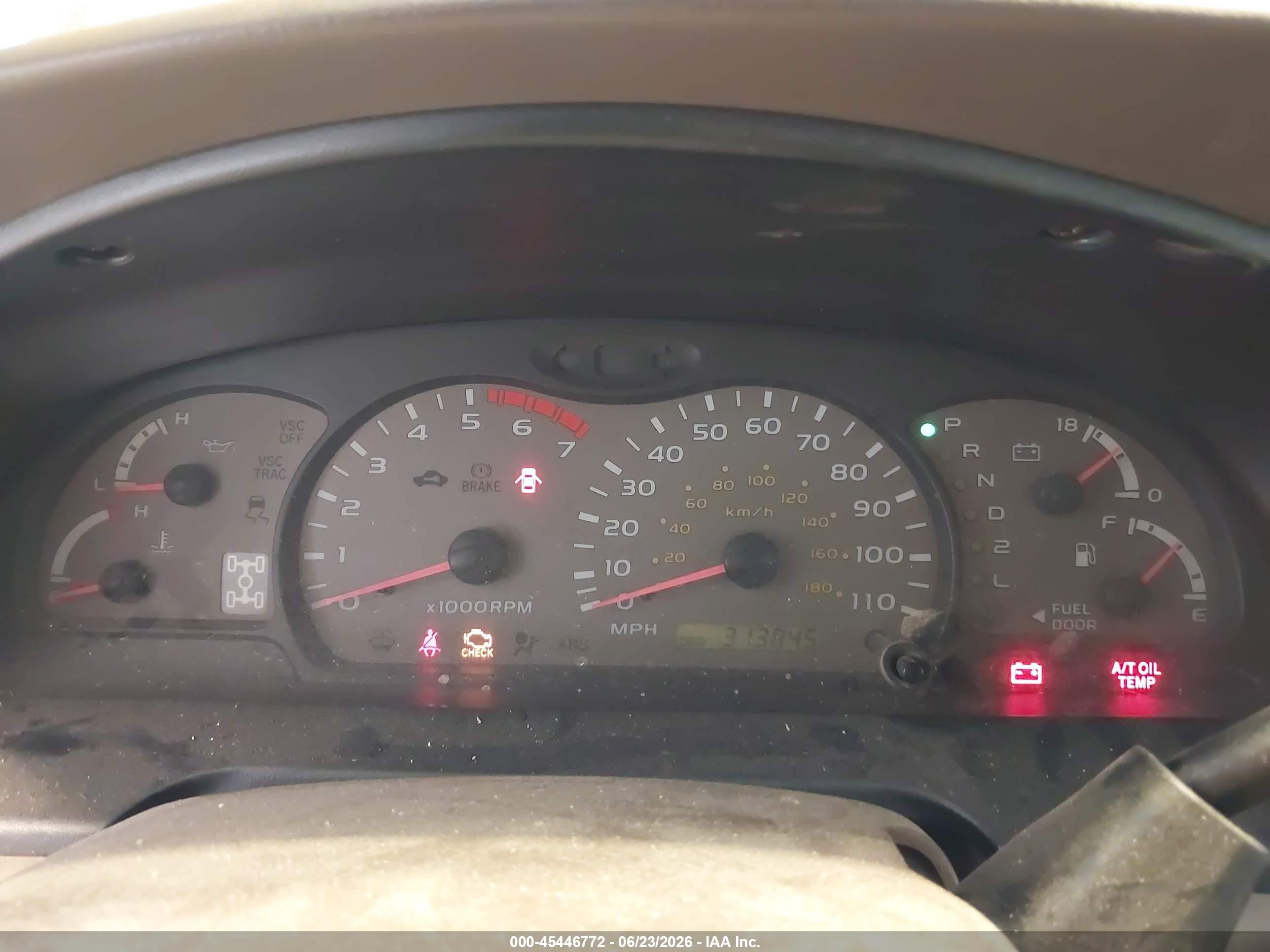 2004 Toyota Sequoia Sr5 V8 Черный vin: 5TDBT44A44S211750