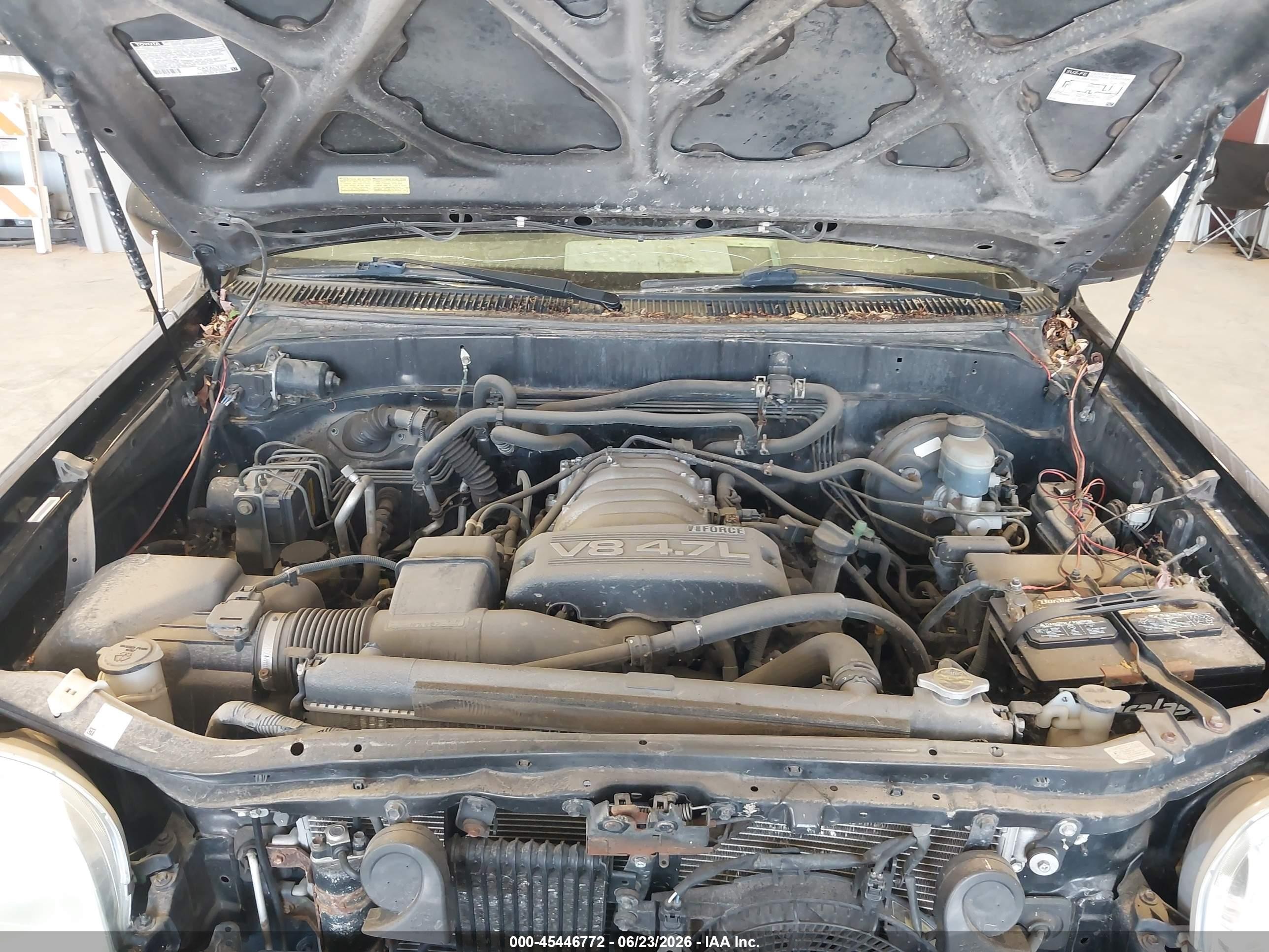 2004 Toyota Sequoia Sr5 V8 Черный vin: 5TDBT44A44S211750