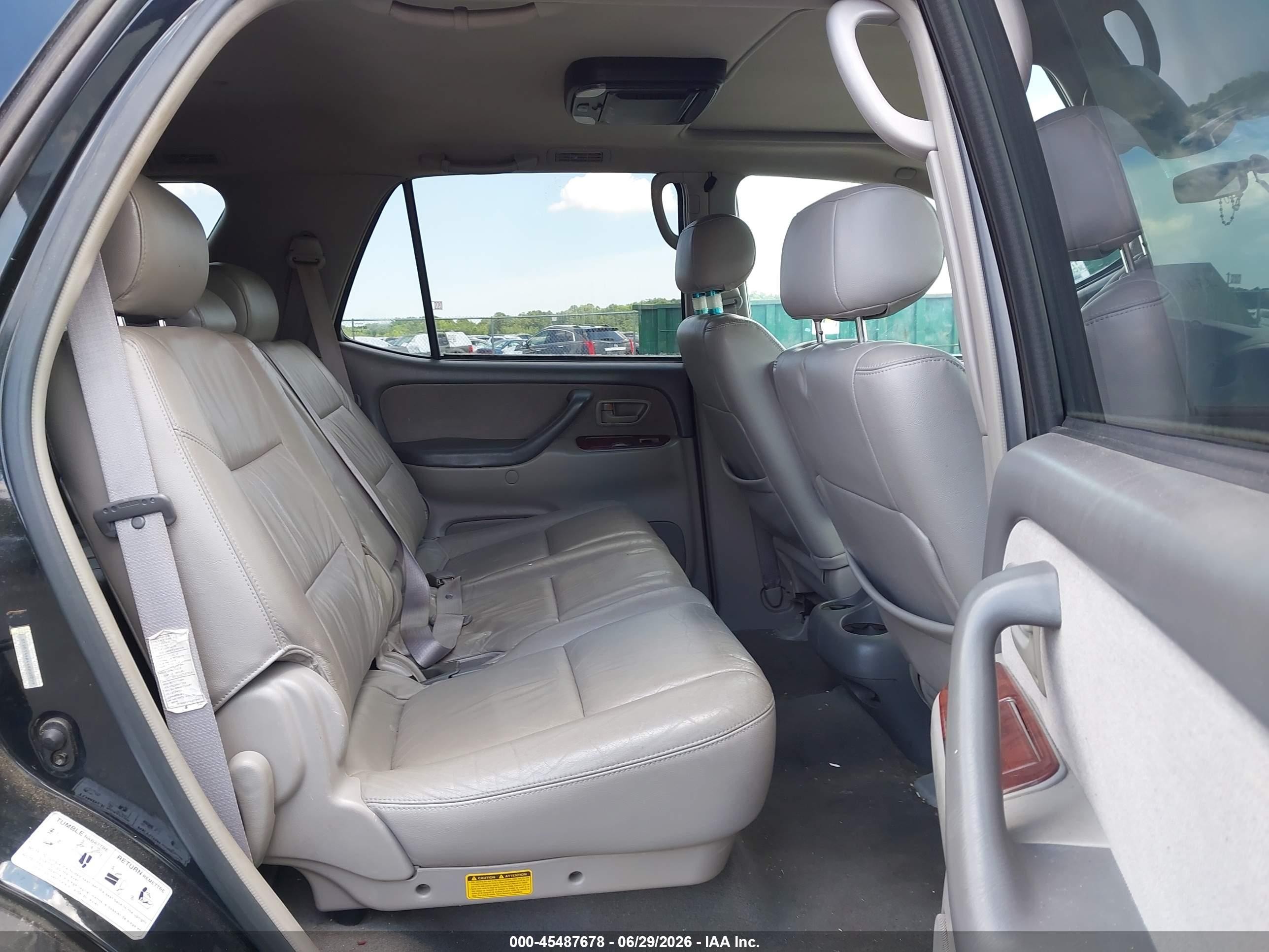 2004 Toyota Sequoia Sr5 V8 Черный vin: 5TDBT44A44S233277