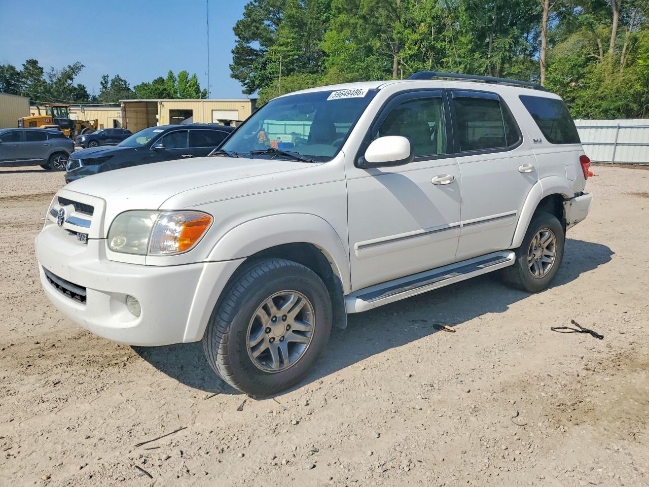 2006 Toyota Sequoia Sr5 White vin: 5TDBT44A46S262040