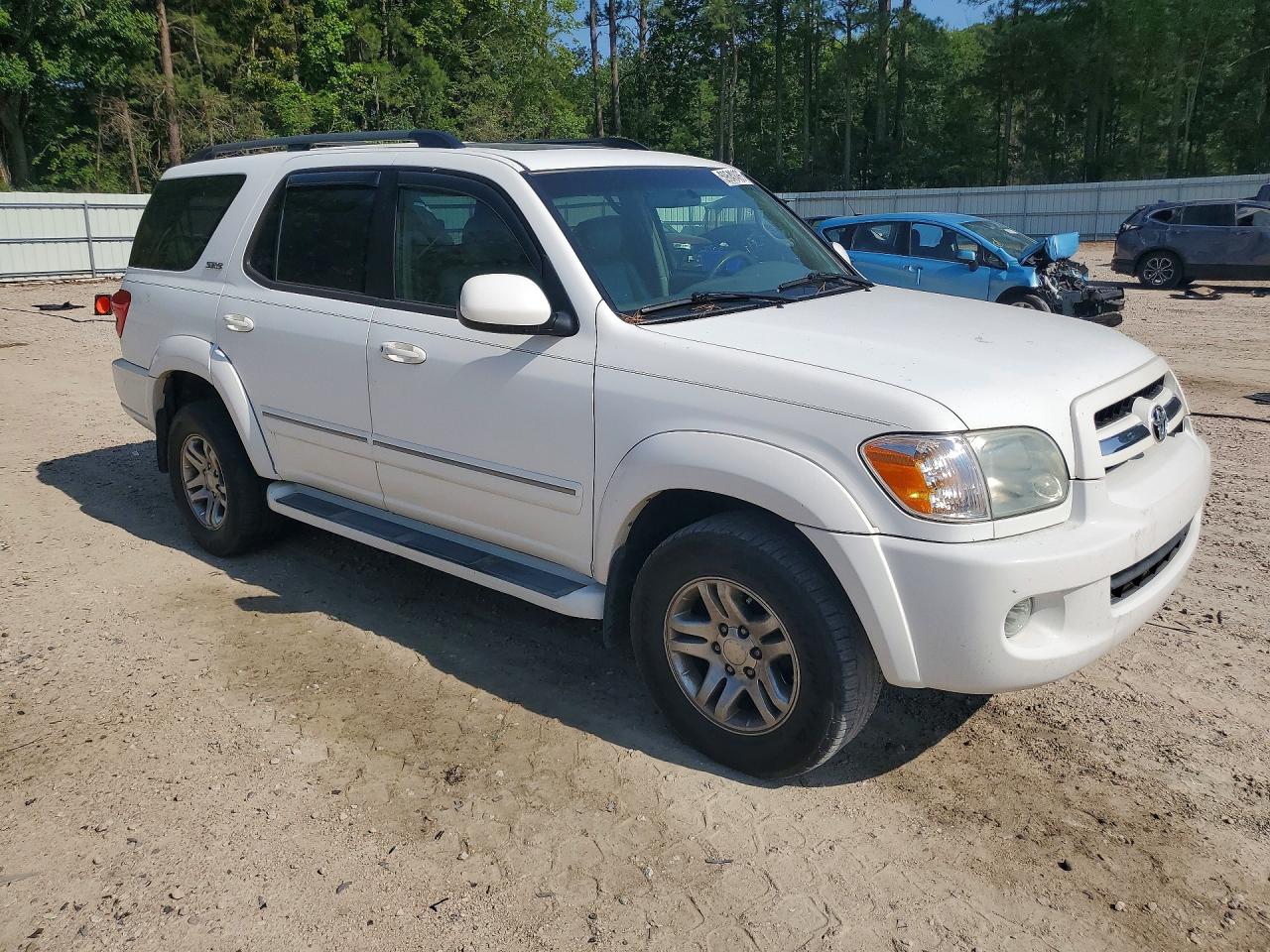 2006 Toyota Sequoia Sr5 White vin: 5TDBT44A46S262040