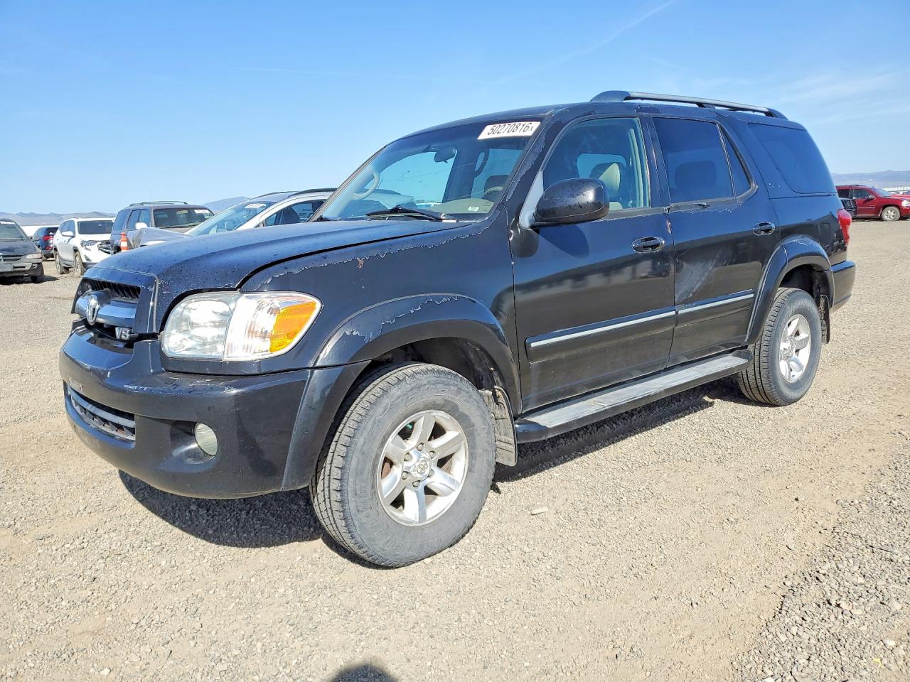 2006 Toyota Sequoia Sr5 Black vin: 5TDBT44A46S266198