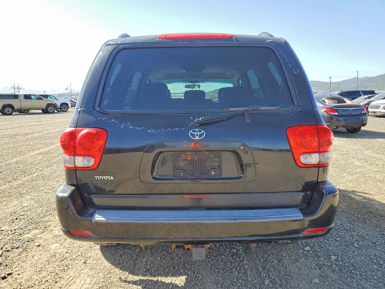 2006 Toyota Sequoia Sr5 Black vin: 5TDBT44A46S266198