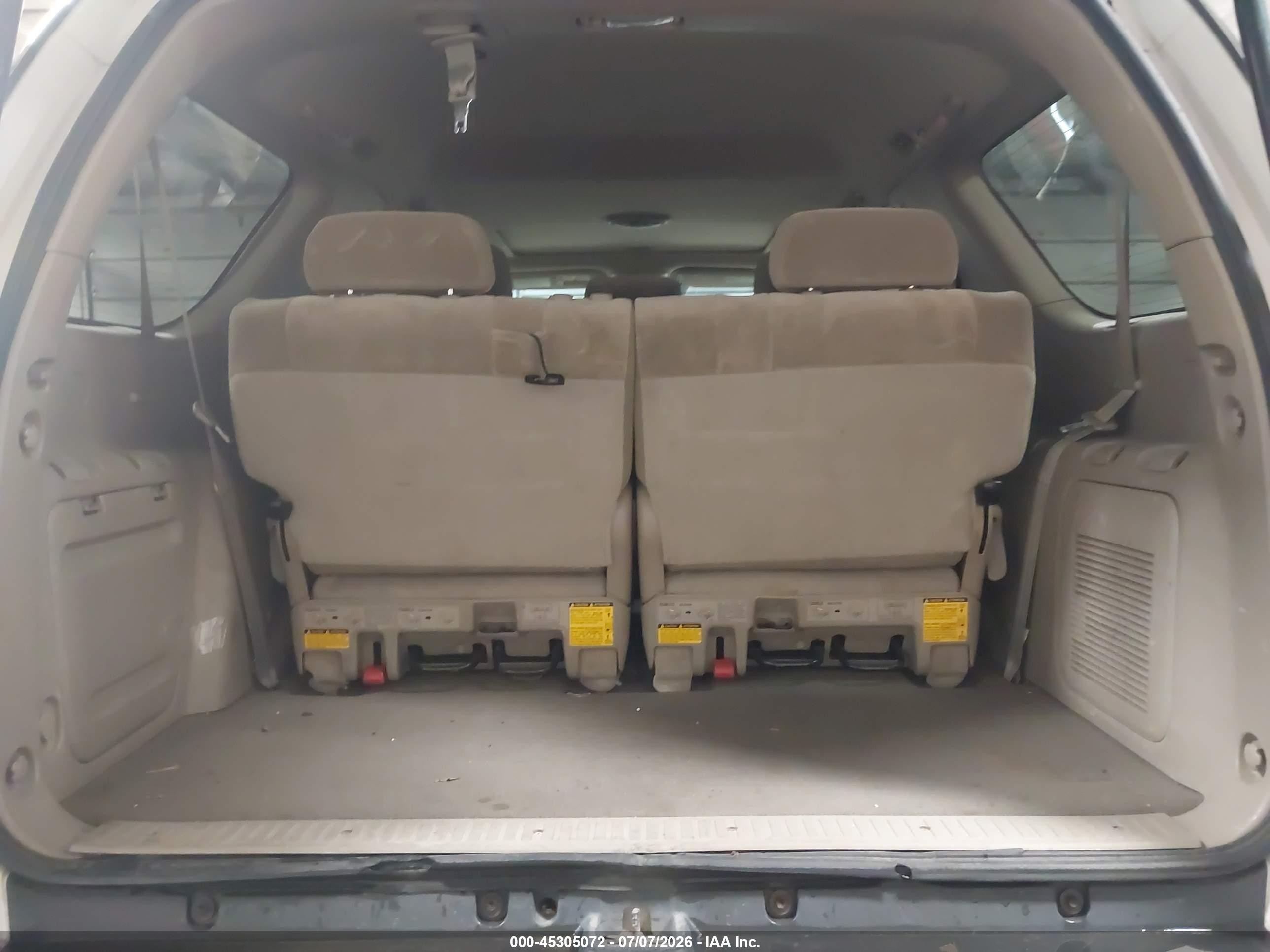 2007 Toyota Sequoia Sr5 V8 White vin: 5TDBT44A47S283780