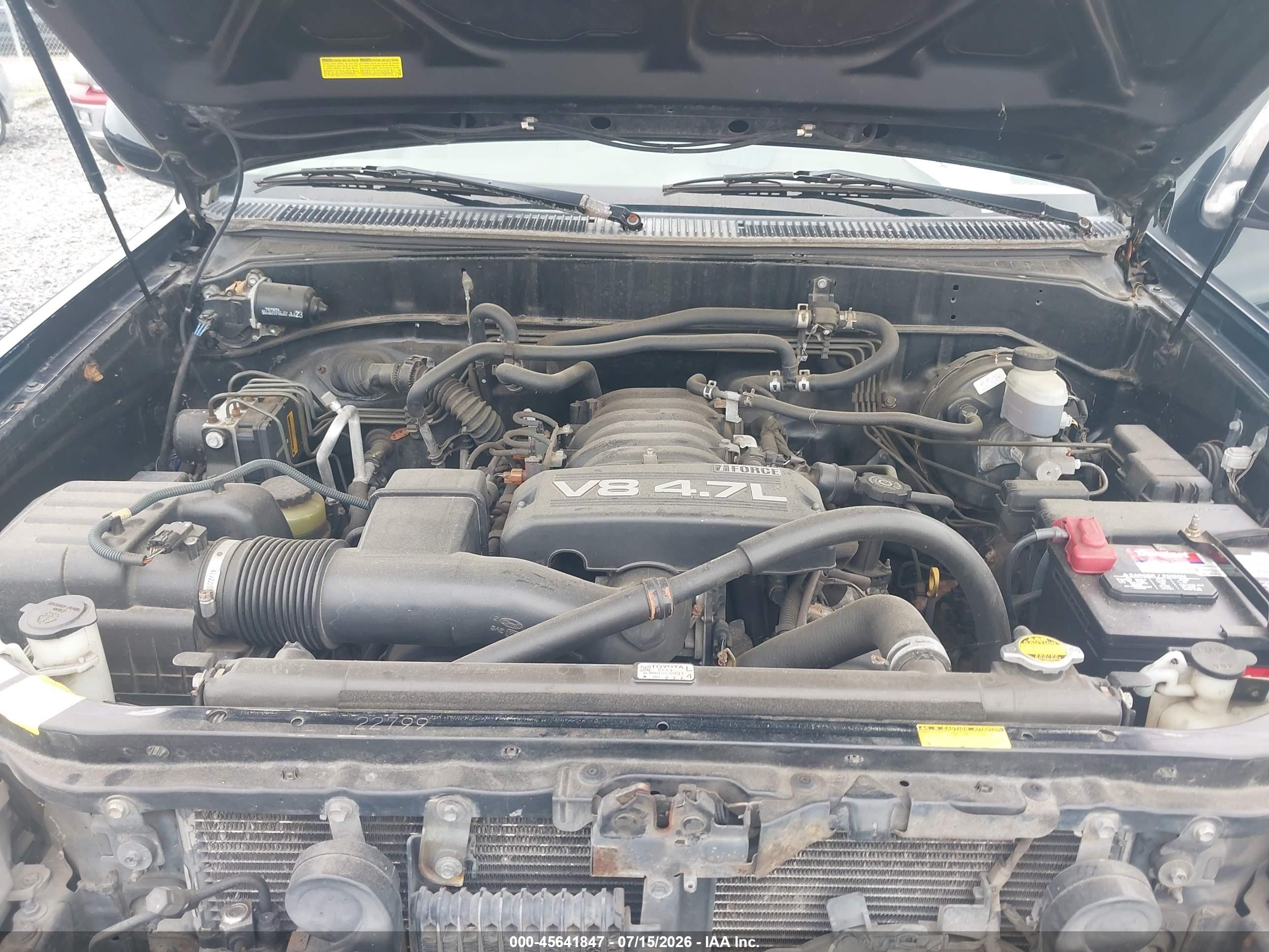 2007 Toyota Sequoia Sr5 Черный vin: 5TDBT44A47S291667