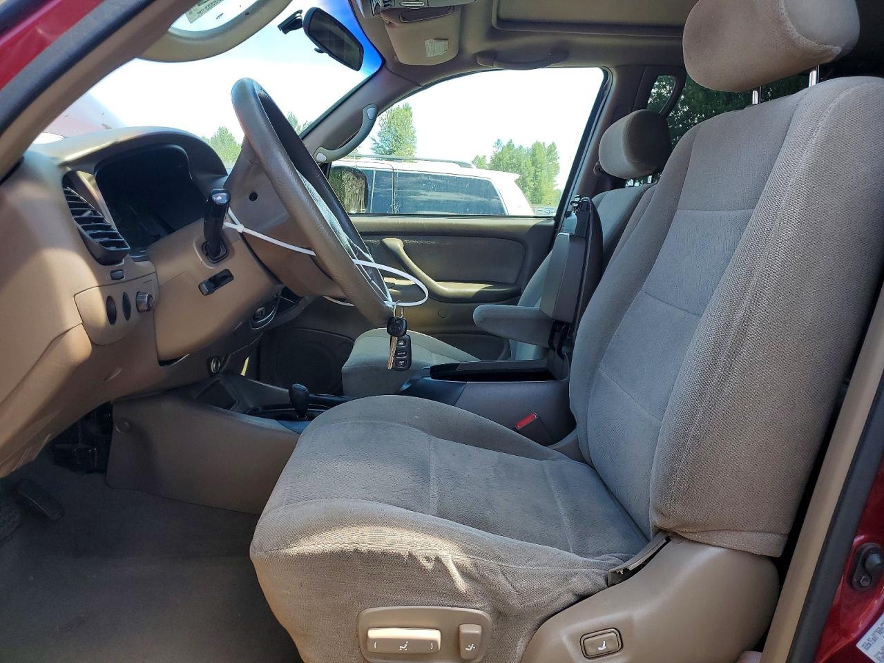 2001 Toyota Sequoia Sr5 Red vin: 5TDBT44A51S054323