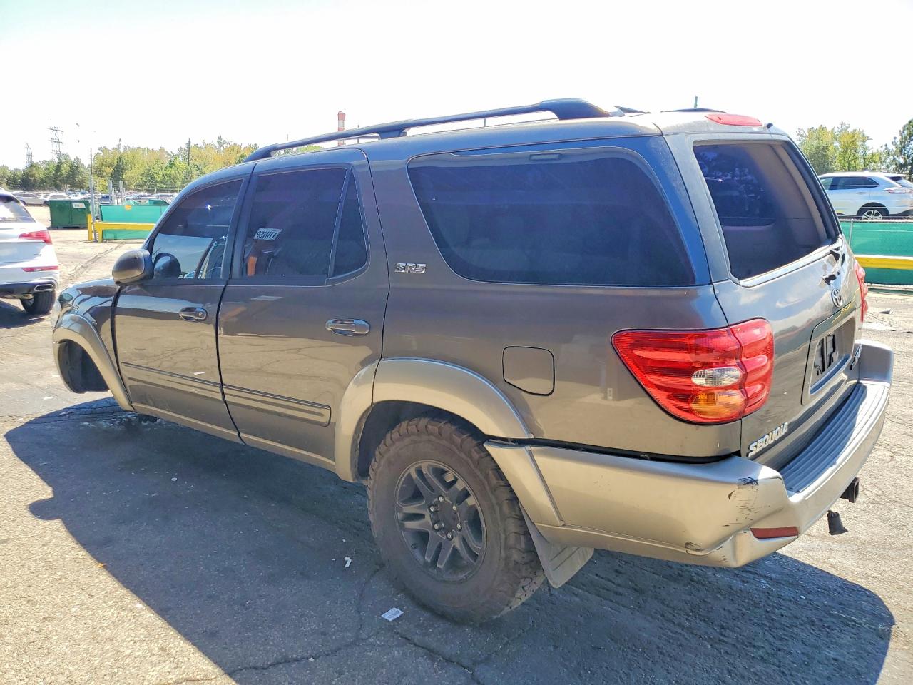 2003 Toyota Sequoia Sr5 Gray vin: 5TDBT44A53S199526