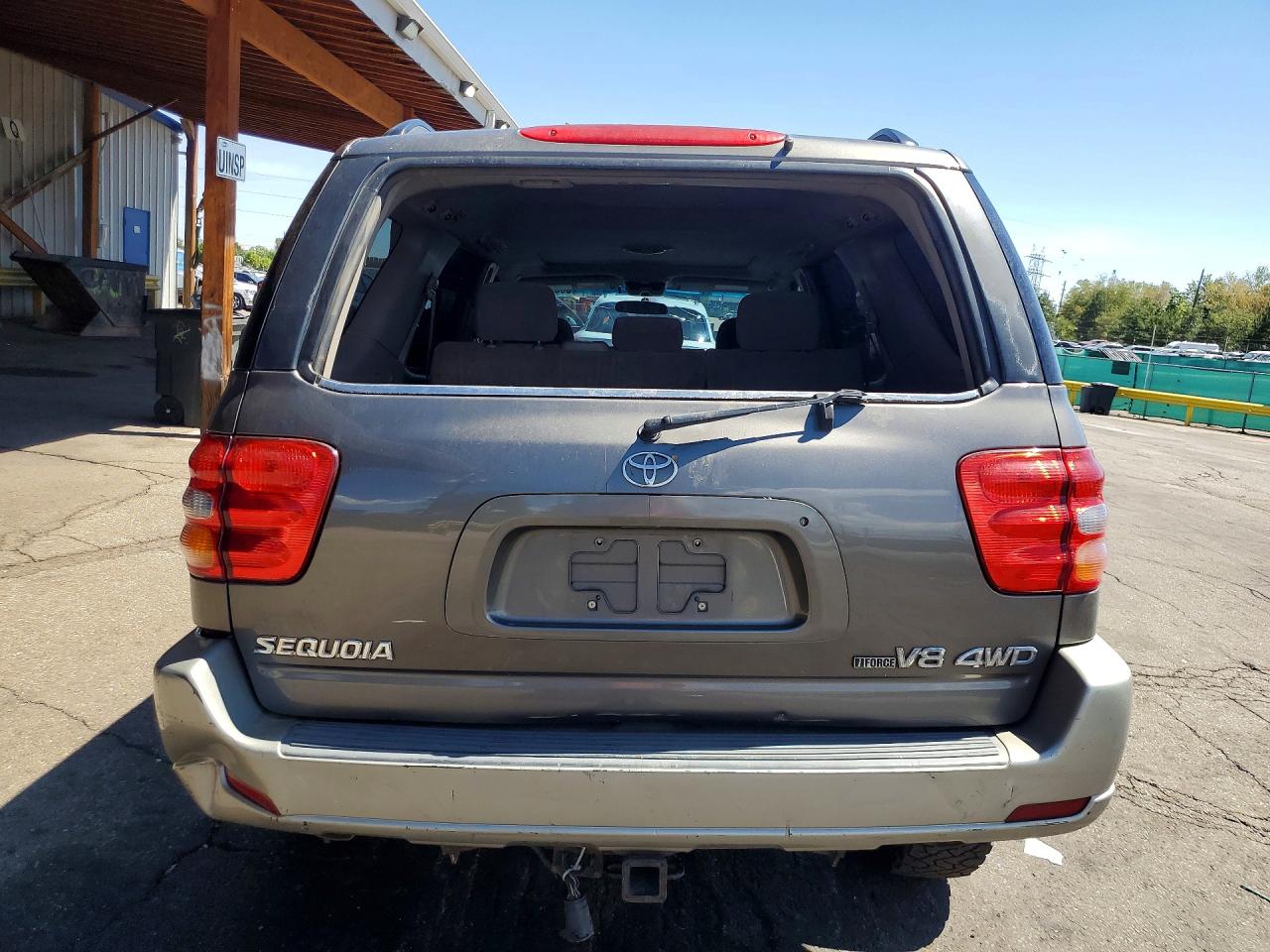 2003 Toyota Sequoia Sr5 Gray vin: 5TDBT44A53S199526