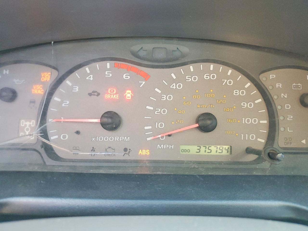 2003 Toyota Sequoia Sr5 Gray vin: 5TDBT44A53S199526