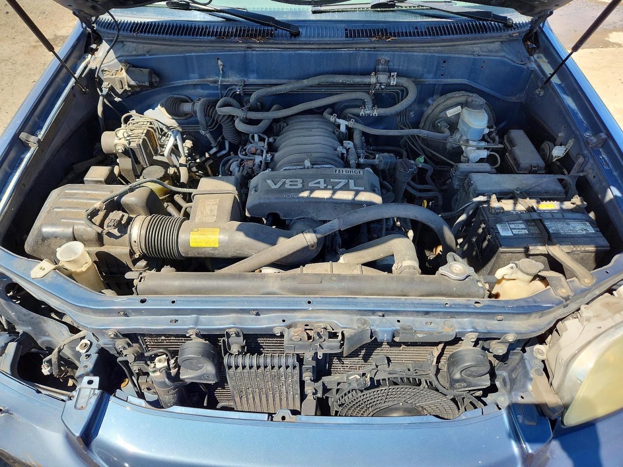 2005 Toyota Sequoia Sr5 Blue vin: 5TDBT44A55S237985