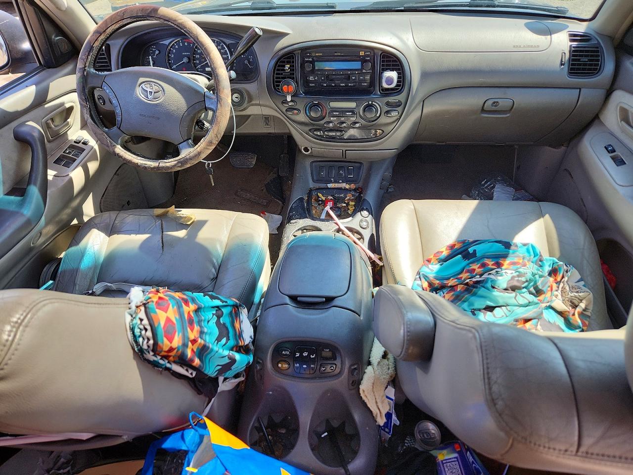 2005 Toyota Sequoia Sr5 Blue vin: 5TDBT44A55S237985