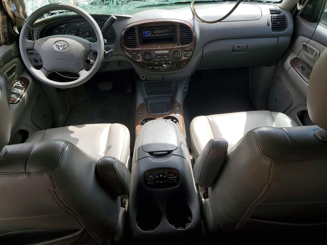 2005 Toyota Sequoia Sr5 White vin: 5TDBT44A55S241308
