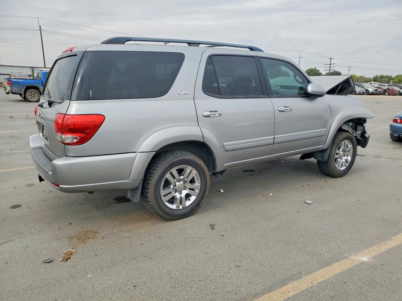 2005 Toyota Sequoia Sr5 Silver vin: 5TDBT44A55S254754