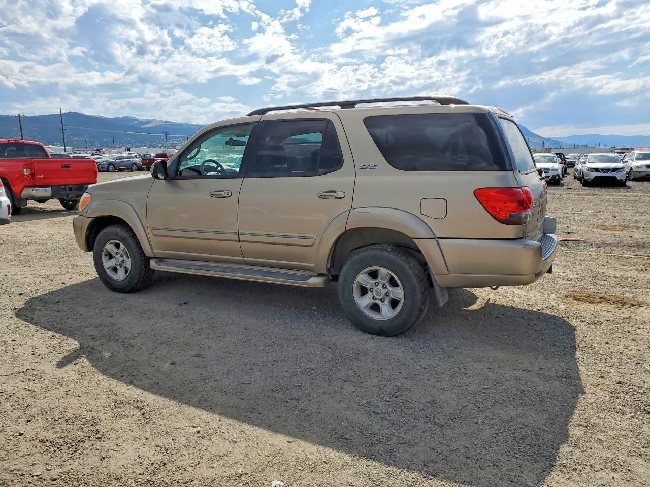 2007 Toyota Sequoia Sr5 Gold vin: 5TDBT44A57S285036
