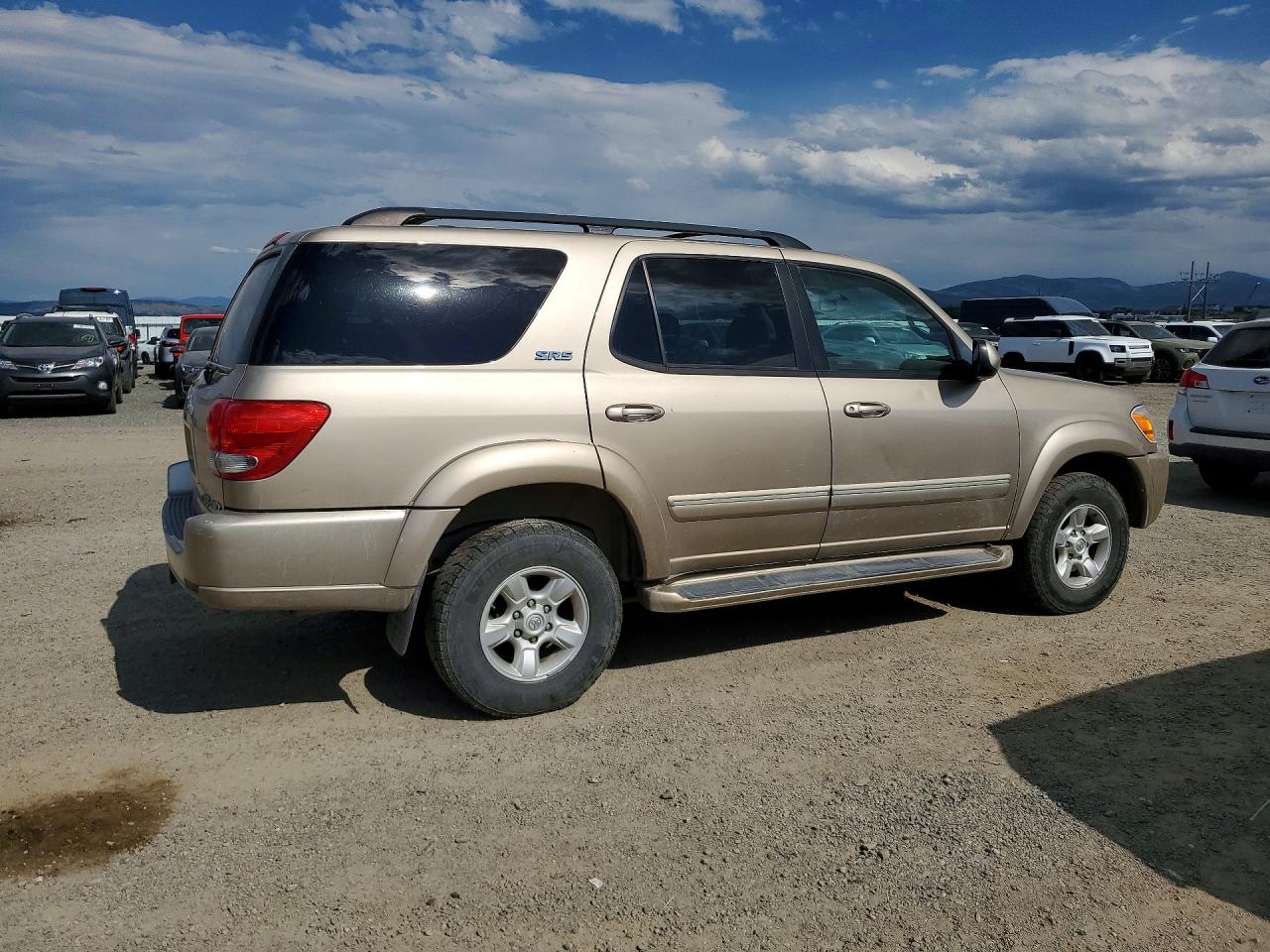 2007 Toyota Sequoia Sr5 Gold vin: 5TDBT44A57S285036