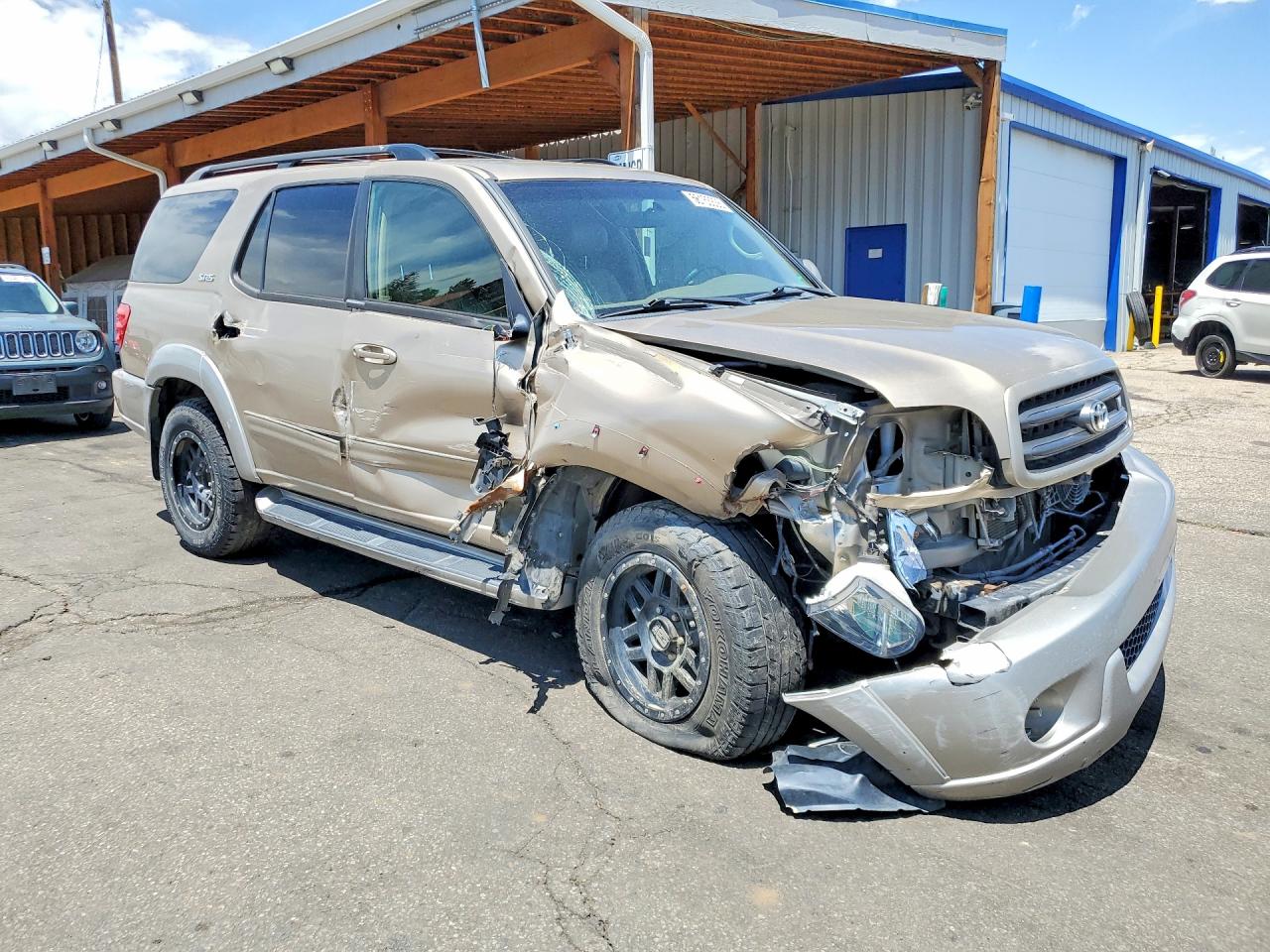 2001 Toyota Sequoia Sr5 Gold vin: 5TDBT44A61S051933