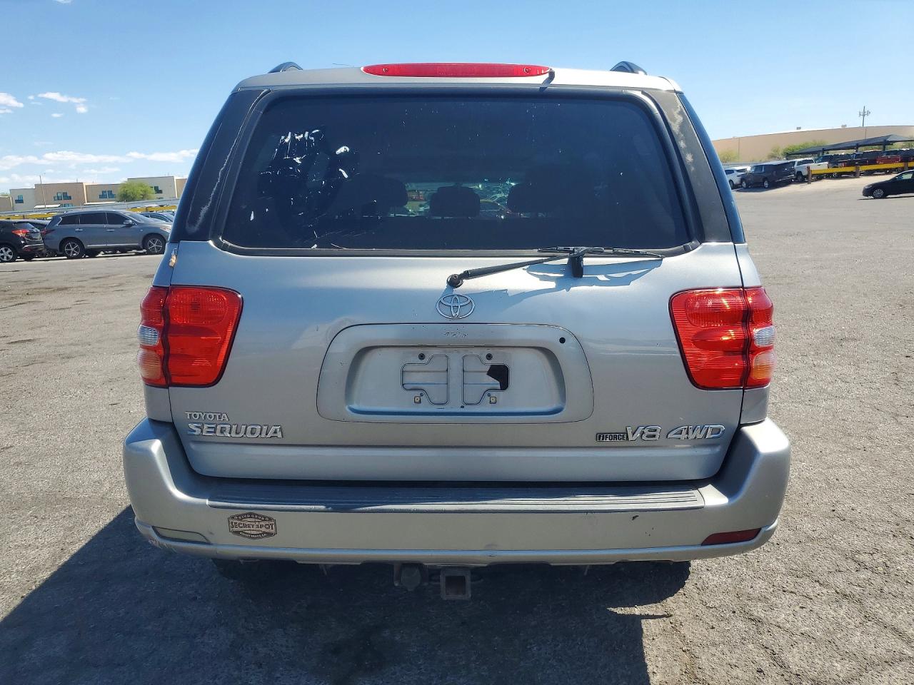 2003 Toyota Sequoia Sr5 Silver vin: 5TDBT44A63S150030