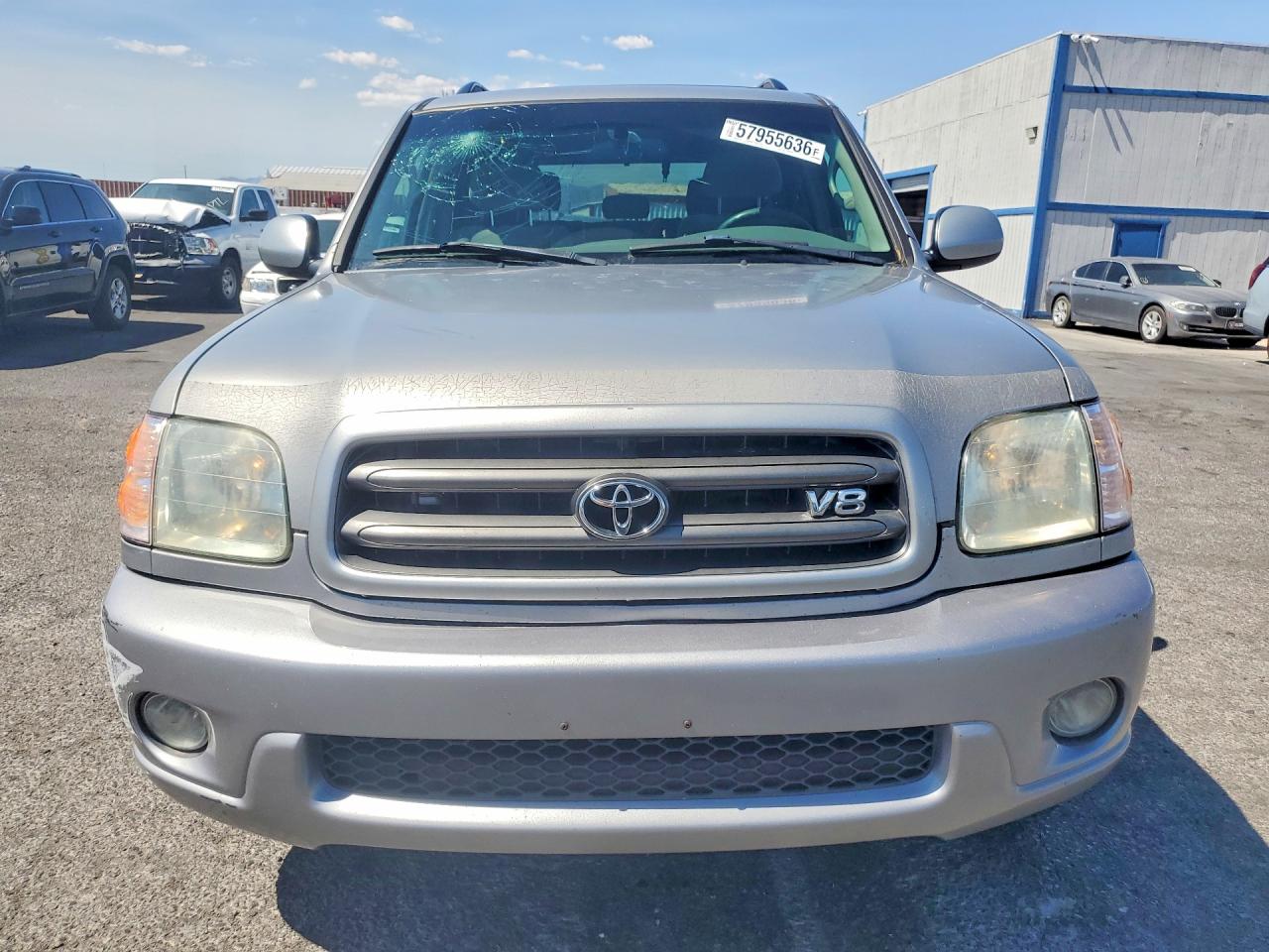 2003 Toyota Sequoia Sr5 Silver vin: 5TDBT44A63S150030