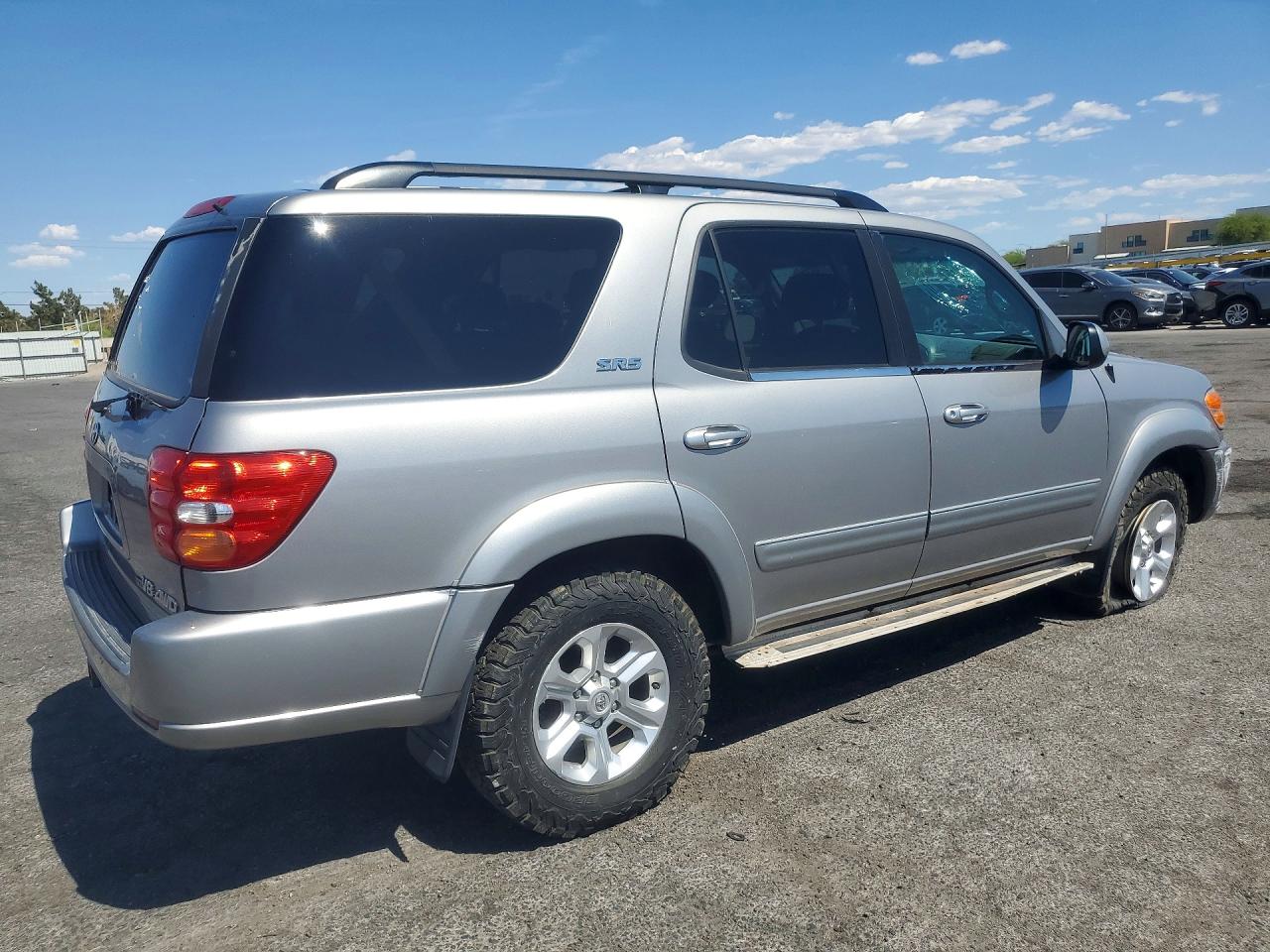 2003 Toyota Sequoia Sr5 Silver vin: 5TDBT44A63S150030