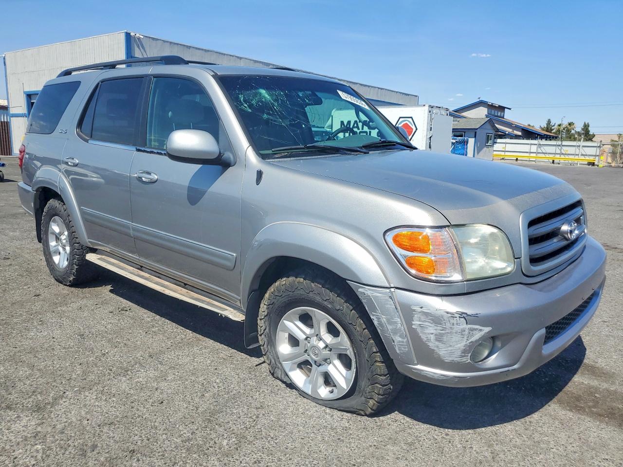 2003 Toyota Sequoia Sr5 Silver vin: 5TDBT44A63S150030