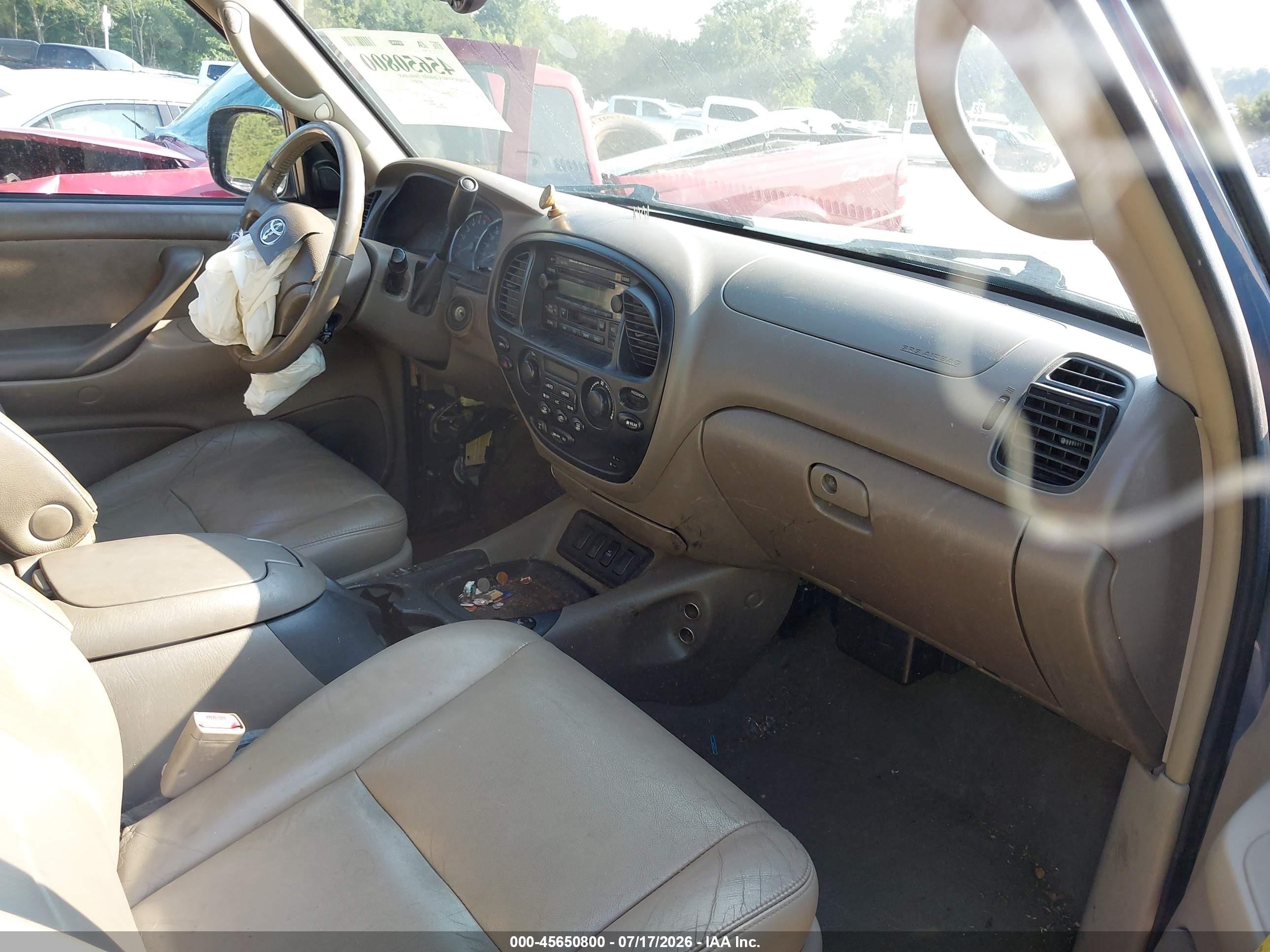 2006 Toyota Sequoia Sr5 V8 Blue vin: 5TDBT44A66S258667