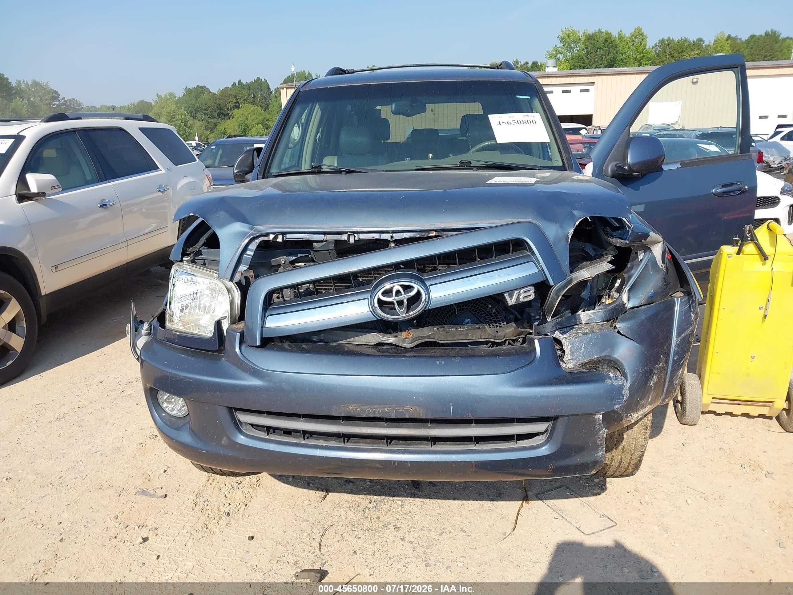 2006 Toyota Sequoia Sr5 V8 Blue vin: 5TDBT44A66S258667